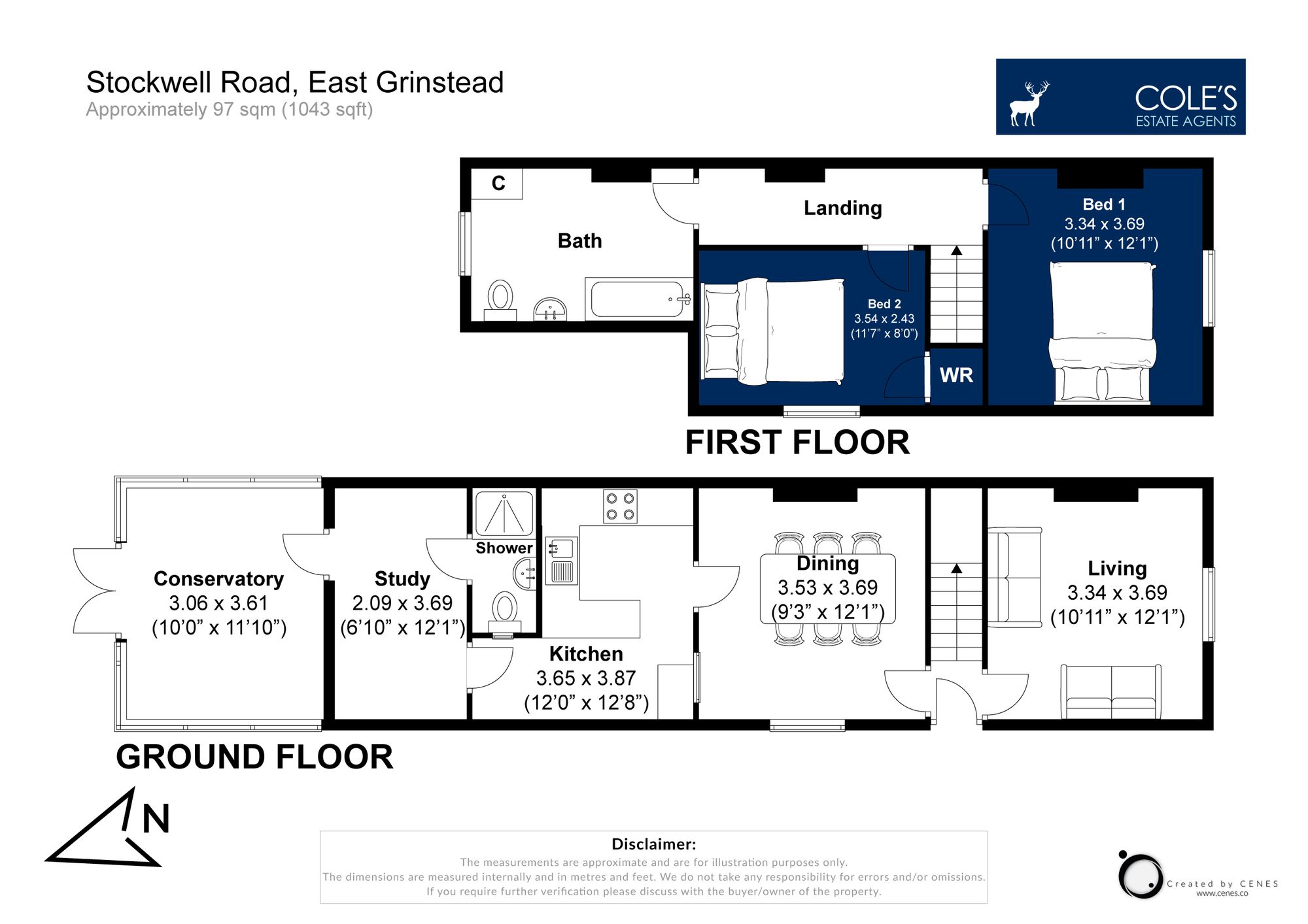 33 Stockwell Road, East Grinstead floorplan