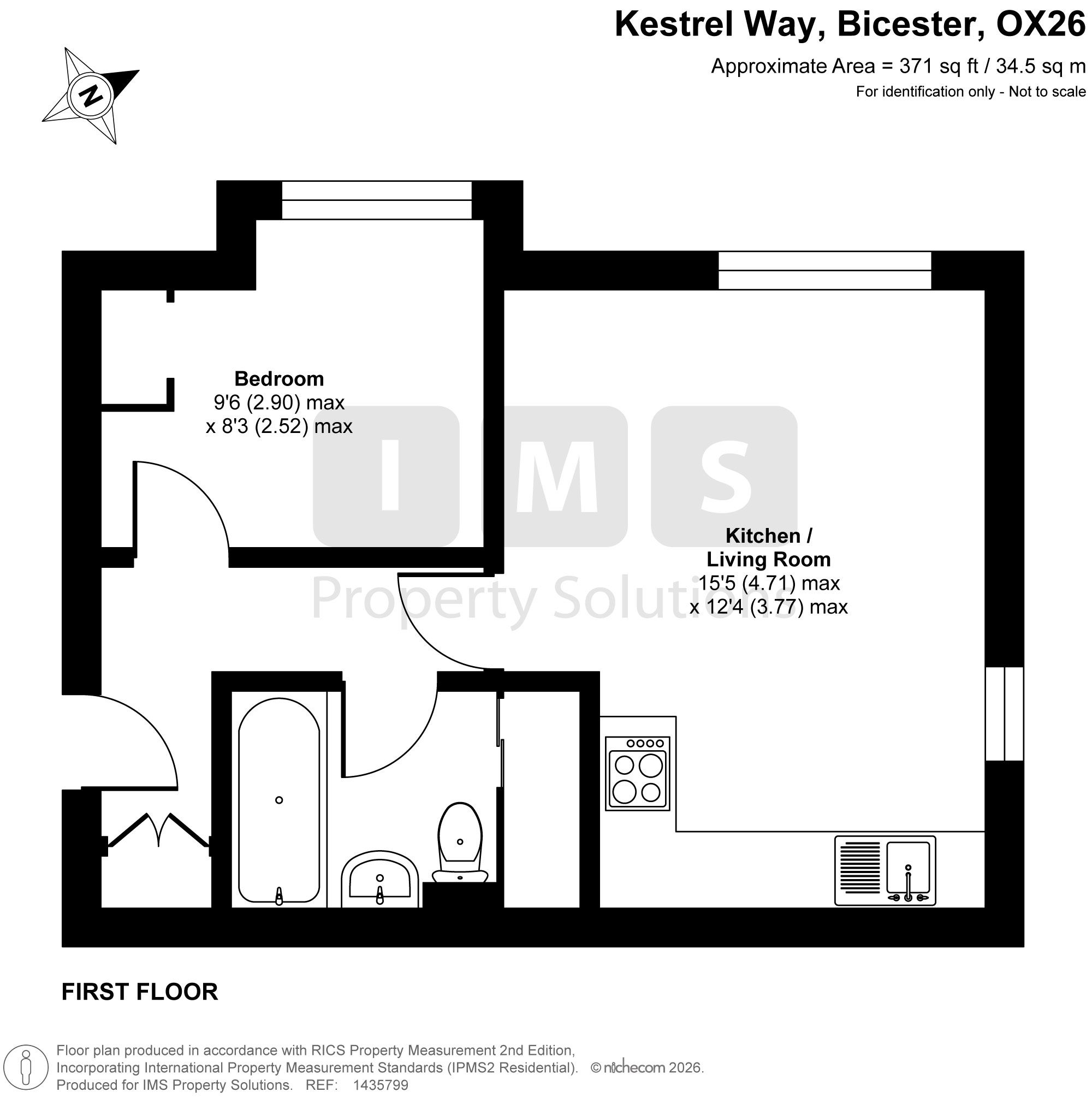 51 Kestrel Way, Bicester floorplan