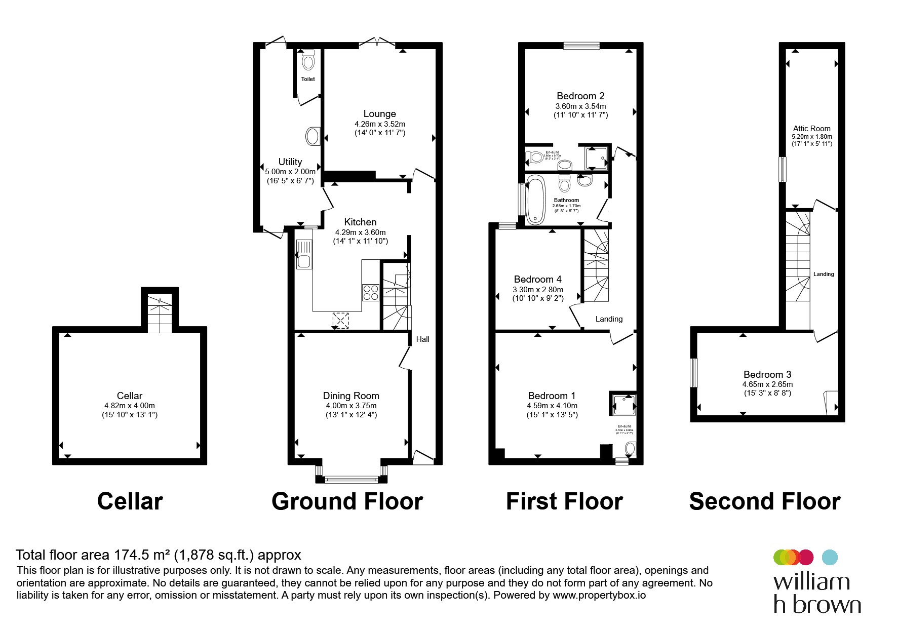 52, Victoria Street, BRAINTREE floorplan