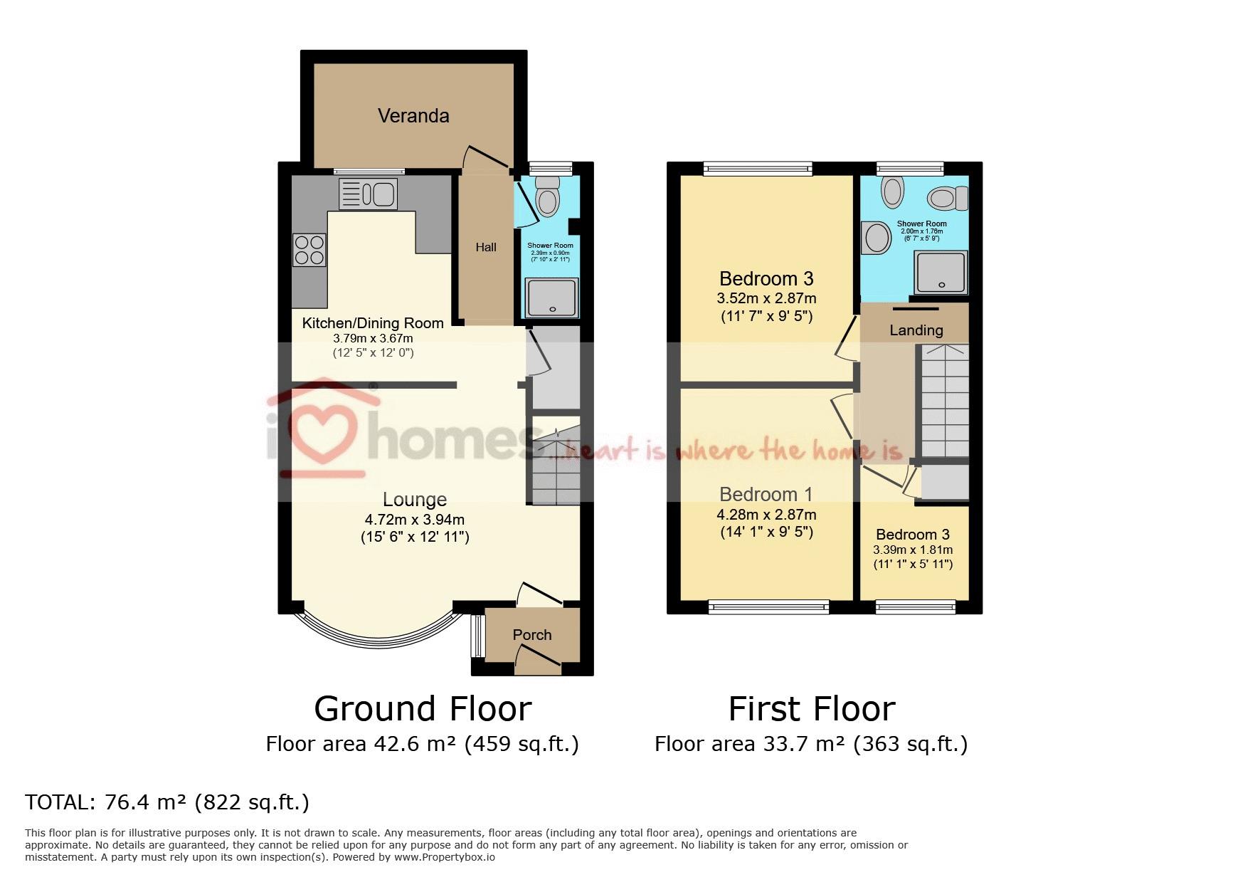 102, Coalway Road, Walsall floorplan
