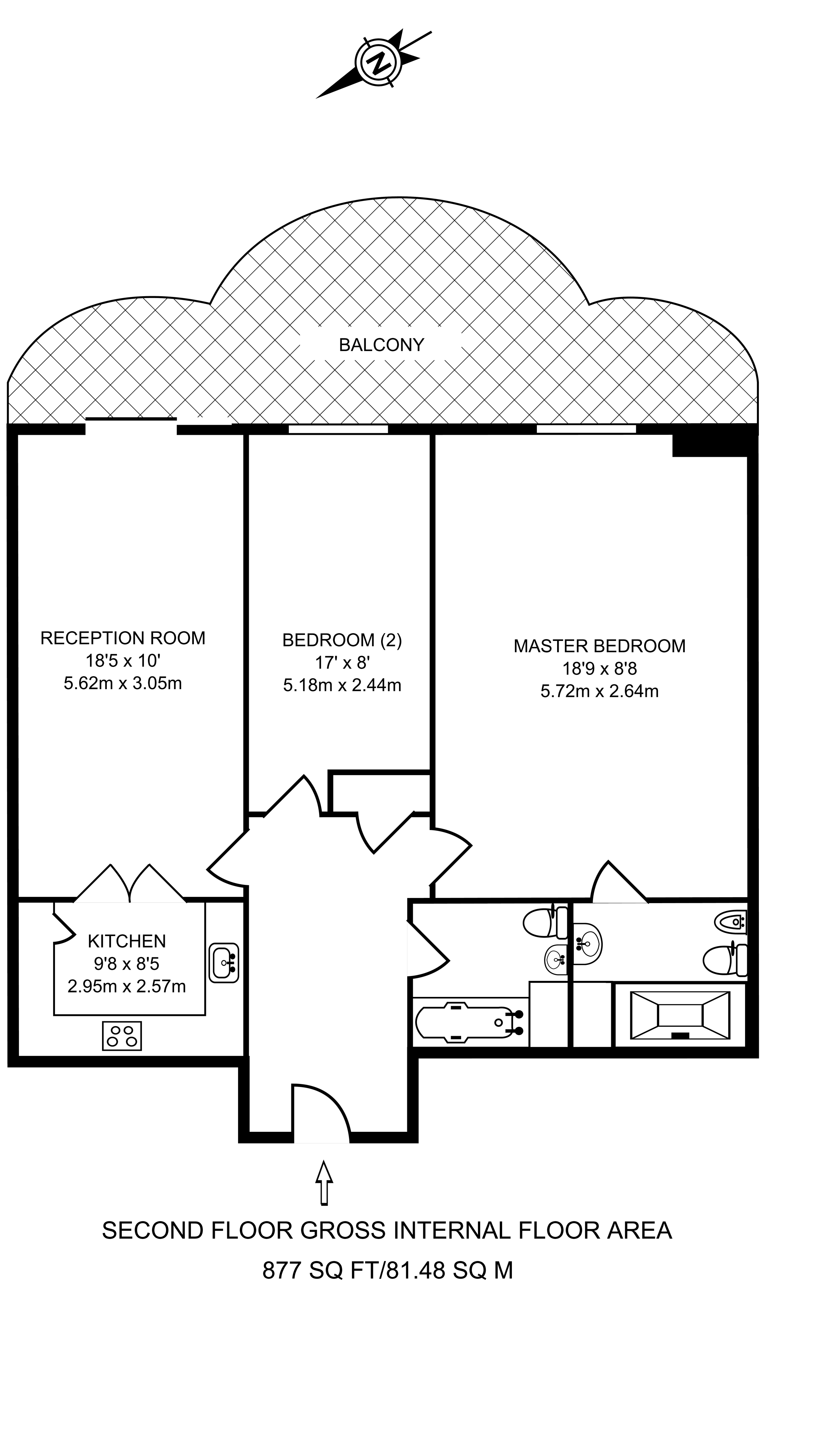 2 Bedrooms Flat for sale in Beckford Close, Kensington W14