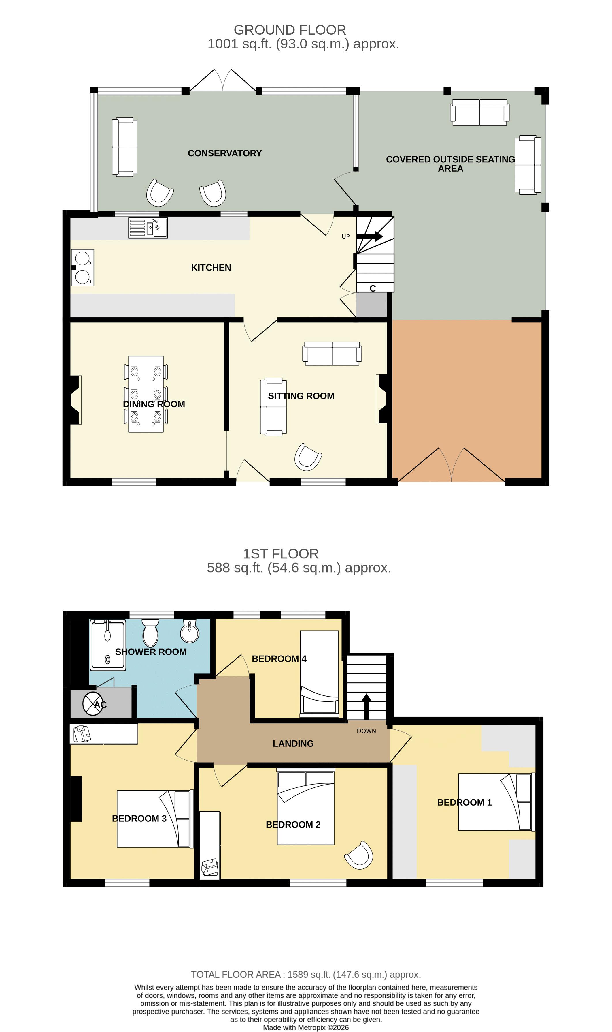 Archway Cottage, Shute Lane, Long Sutton floorplan