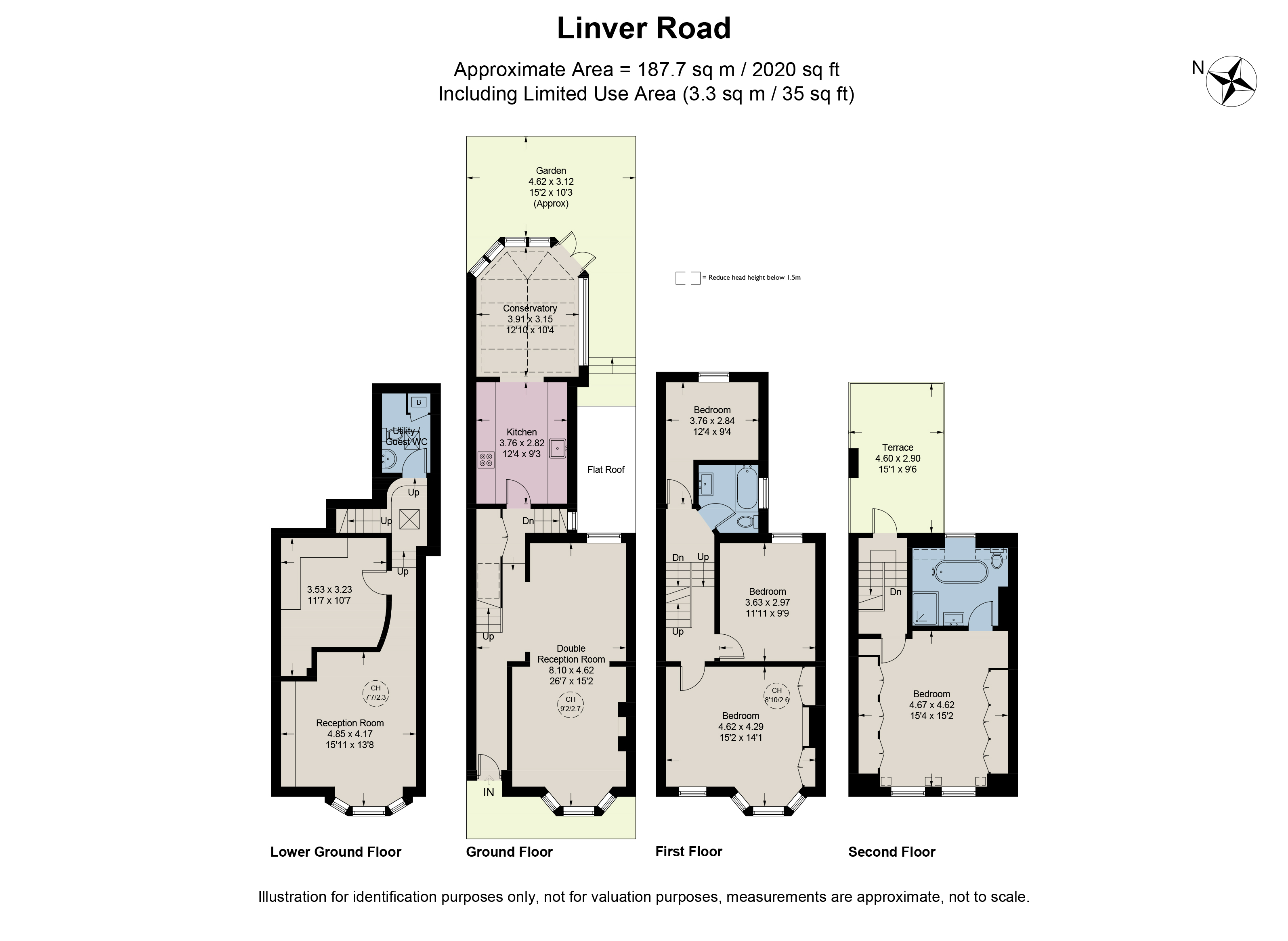 31, Linver Road, Fulham floorplan