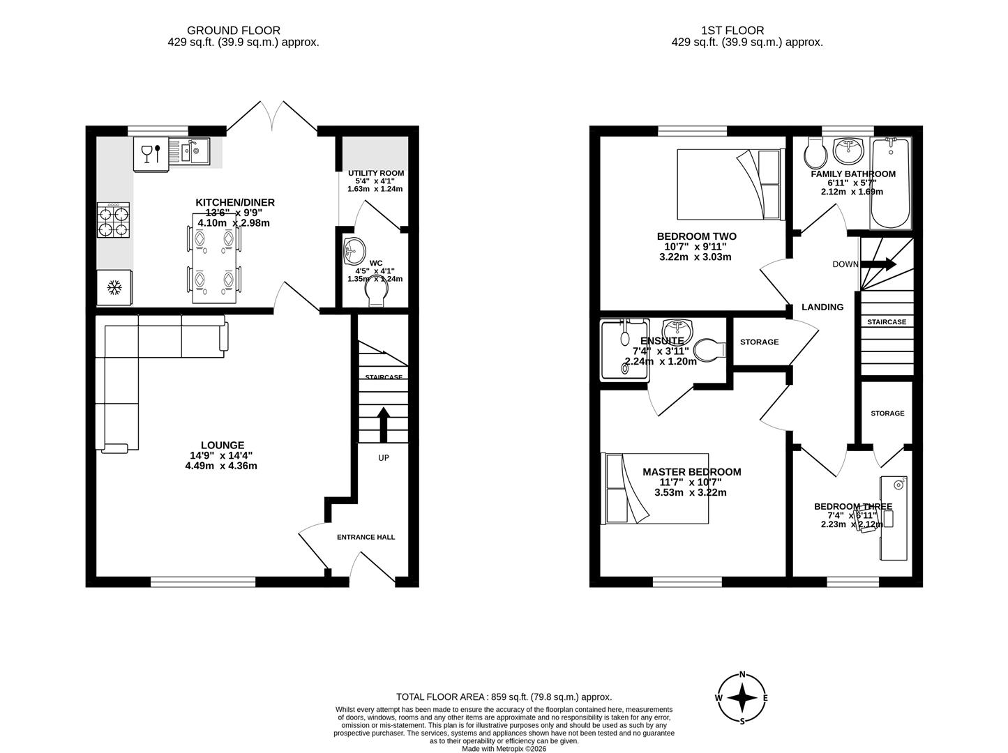 4, Rectory Drive, Chorley floorplan