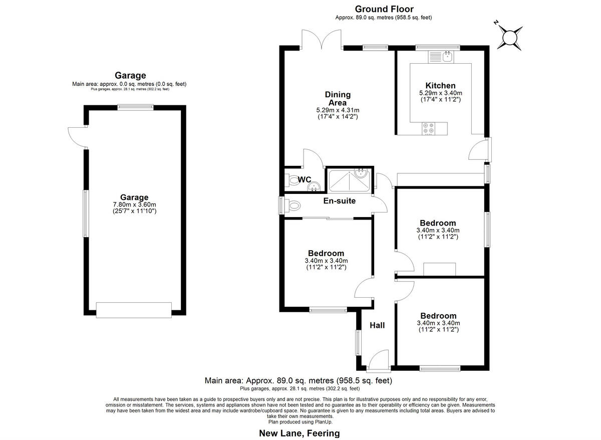 16, New Lane, Colchester floorplan