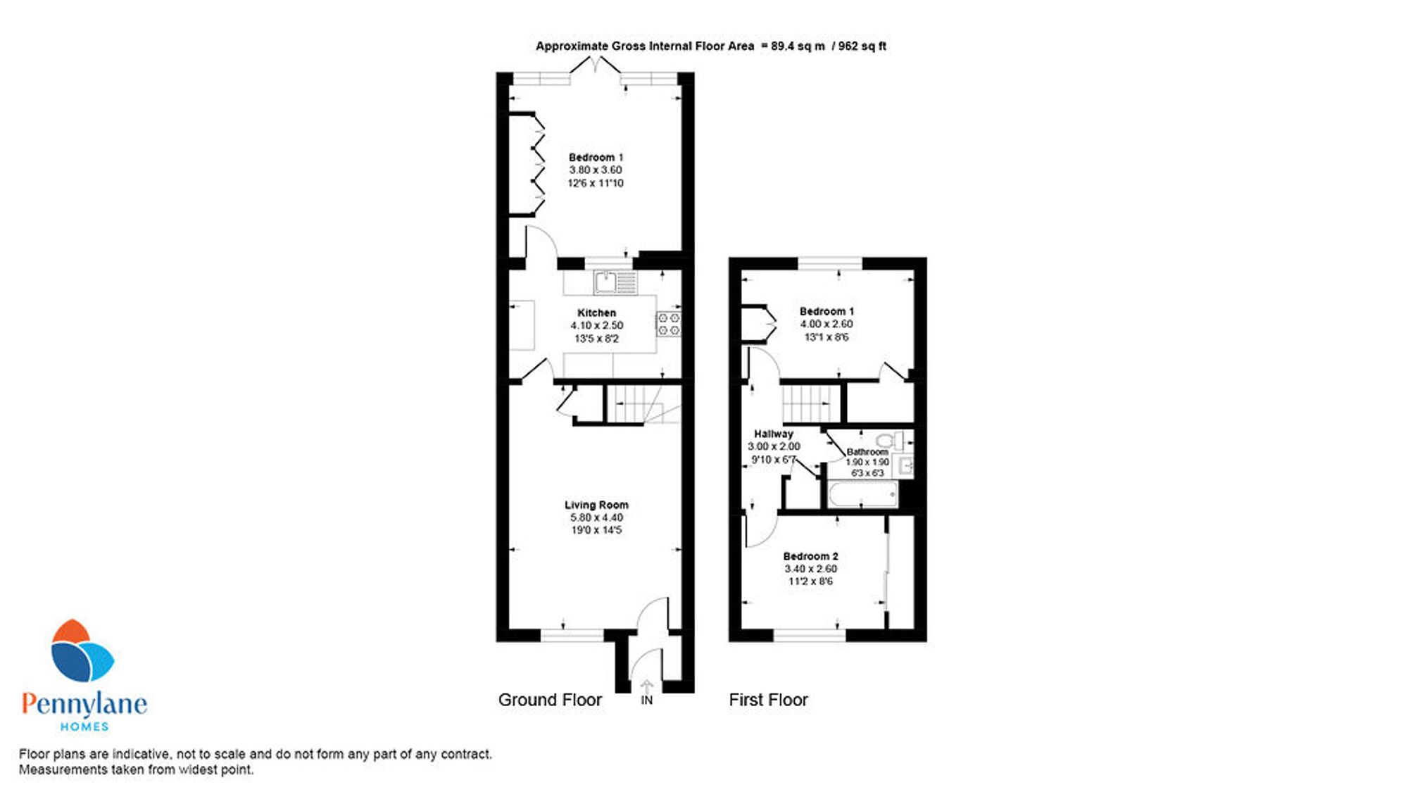 41 Elder Grove Avenue, Glasgow floorplan