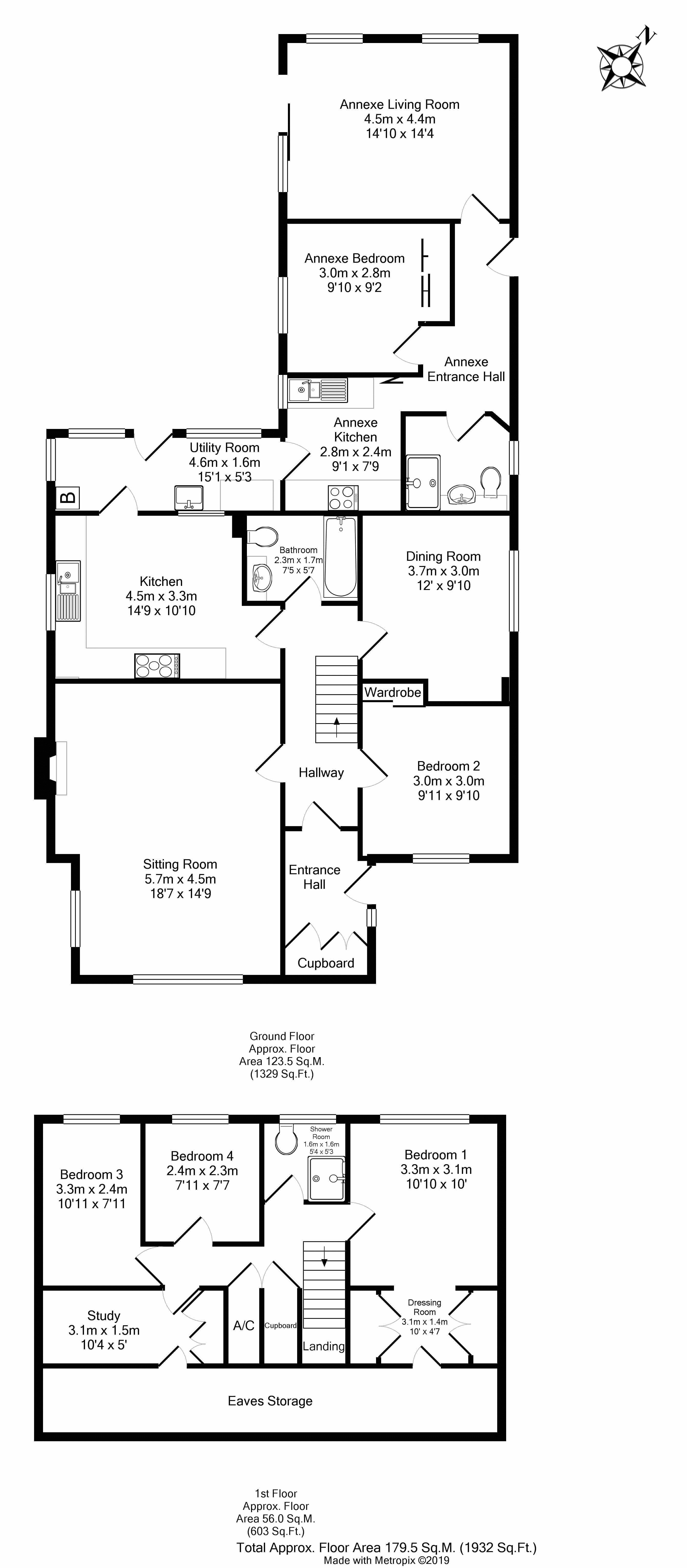 5 Bedrooms Bungalow for sale in Westport, Langport TA10
