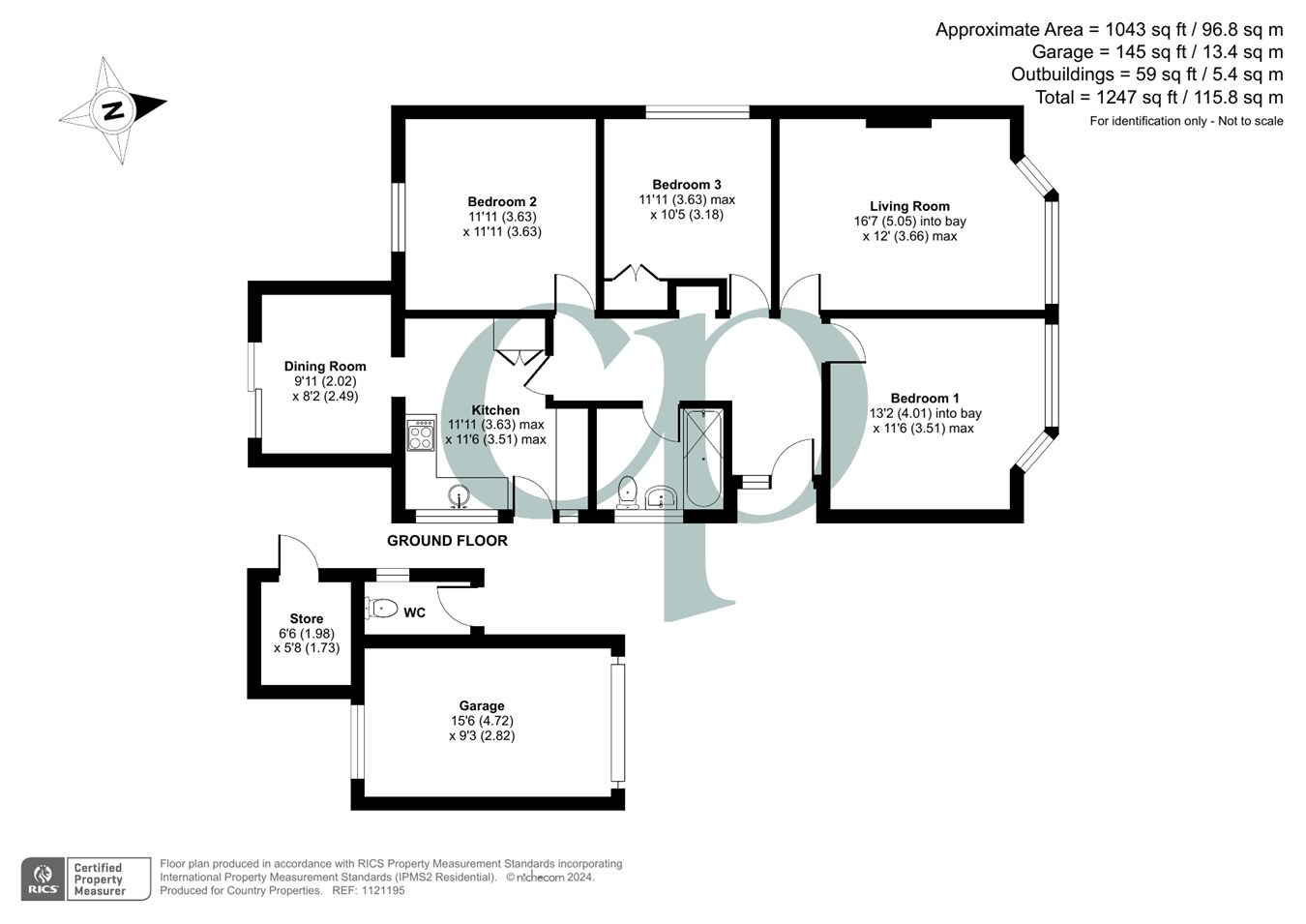 Kings Road, Flitwick MK45, 3 bedroom detached bungalow for sale