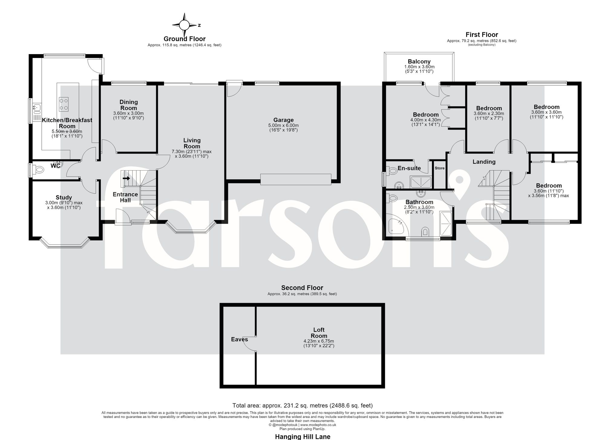 156a Hanging Hill Lane, Brentwood floorplan