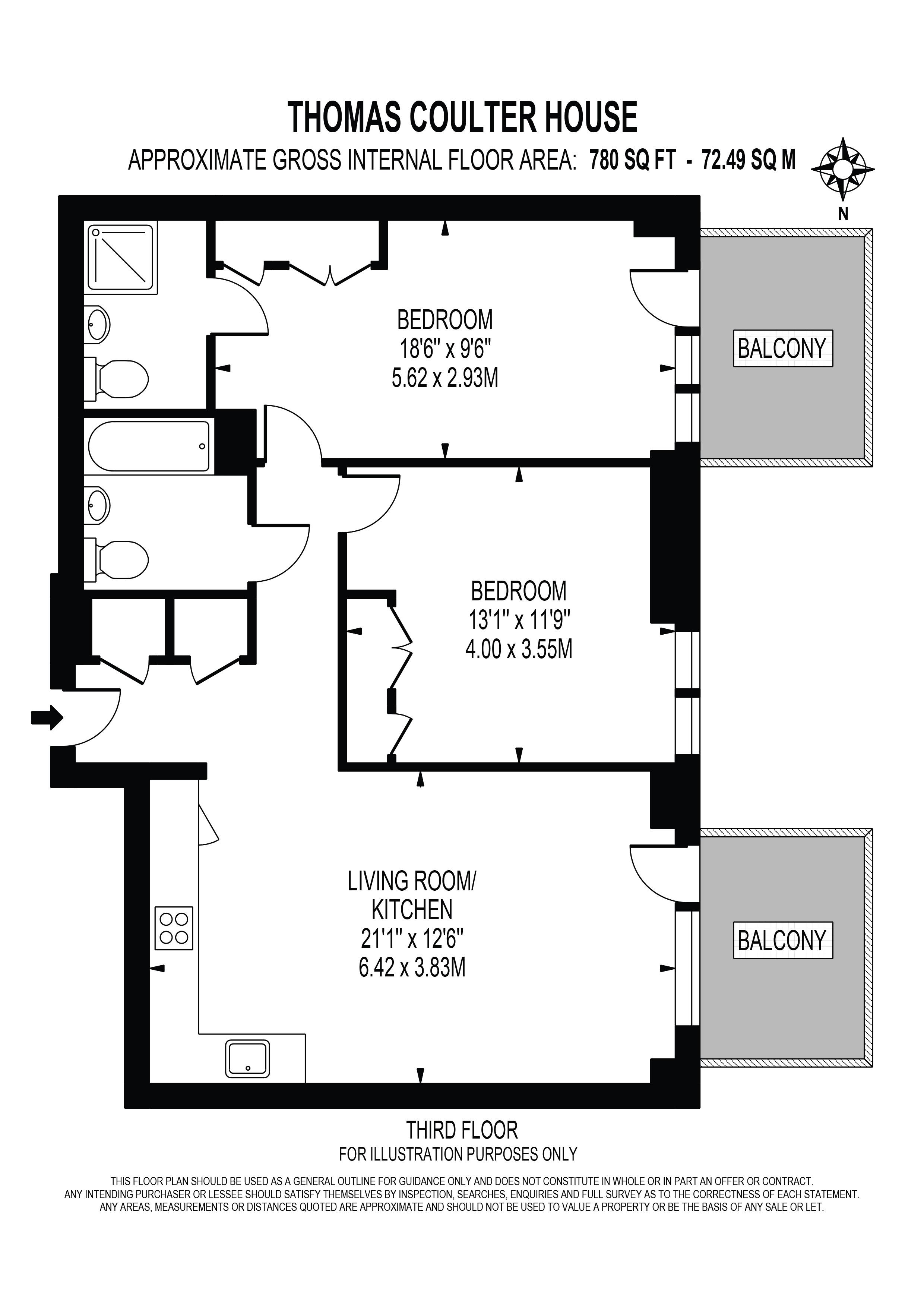 2 Bedrooms Flat to rent in Starboard Way, London E16