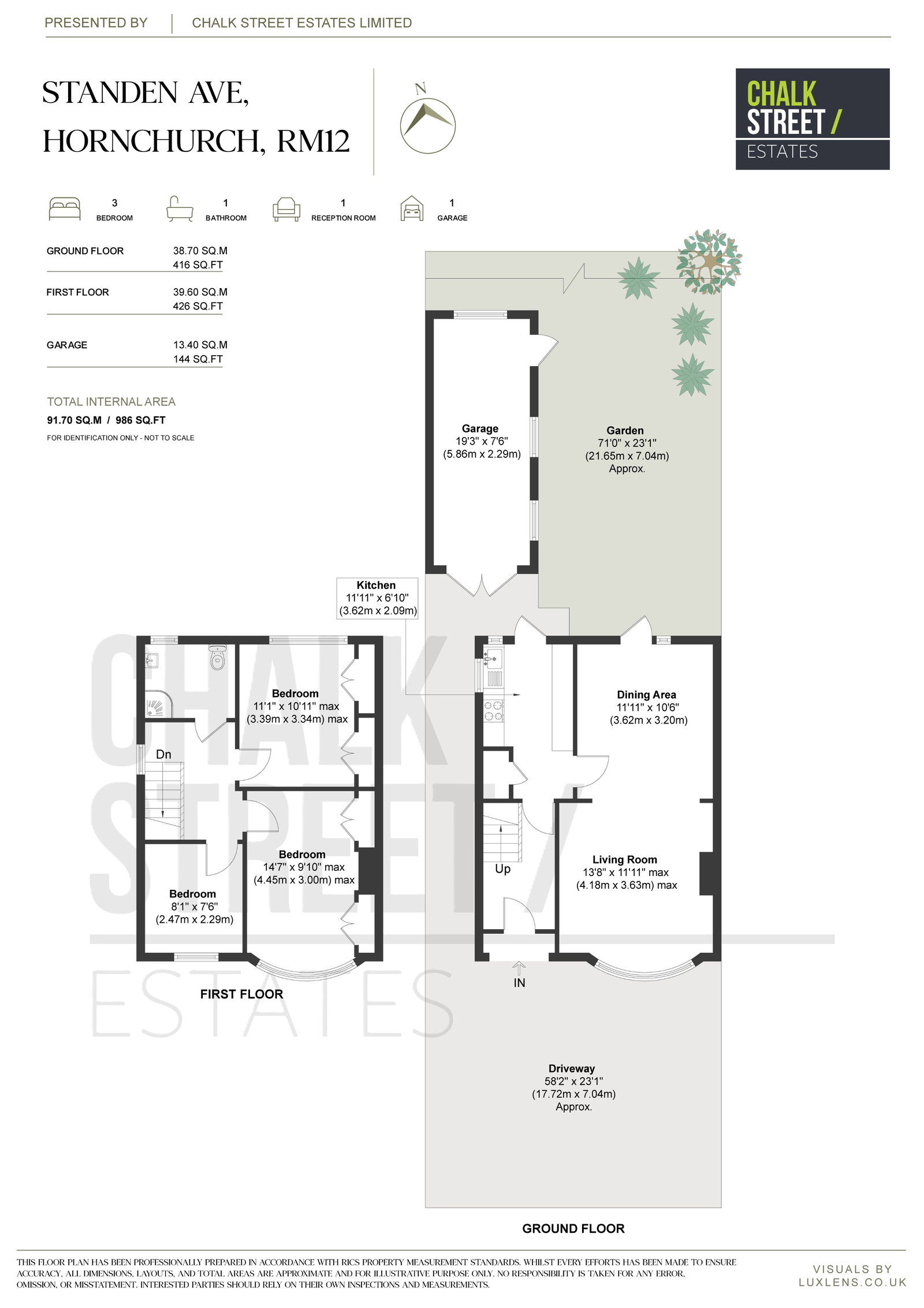 26, Standen Avenue, Hornchurch floorplan