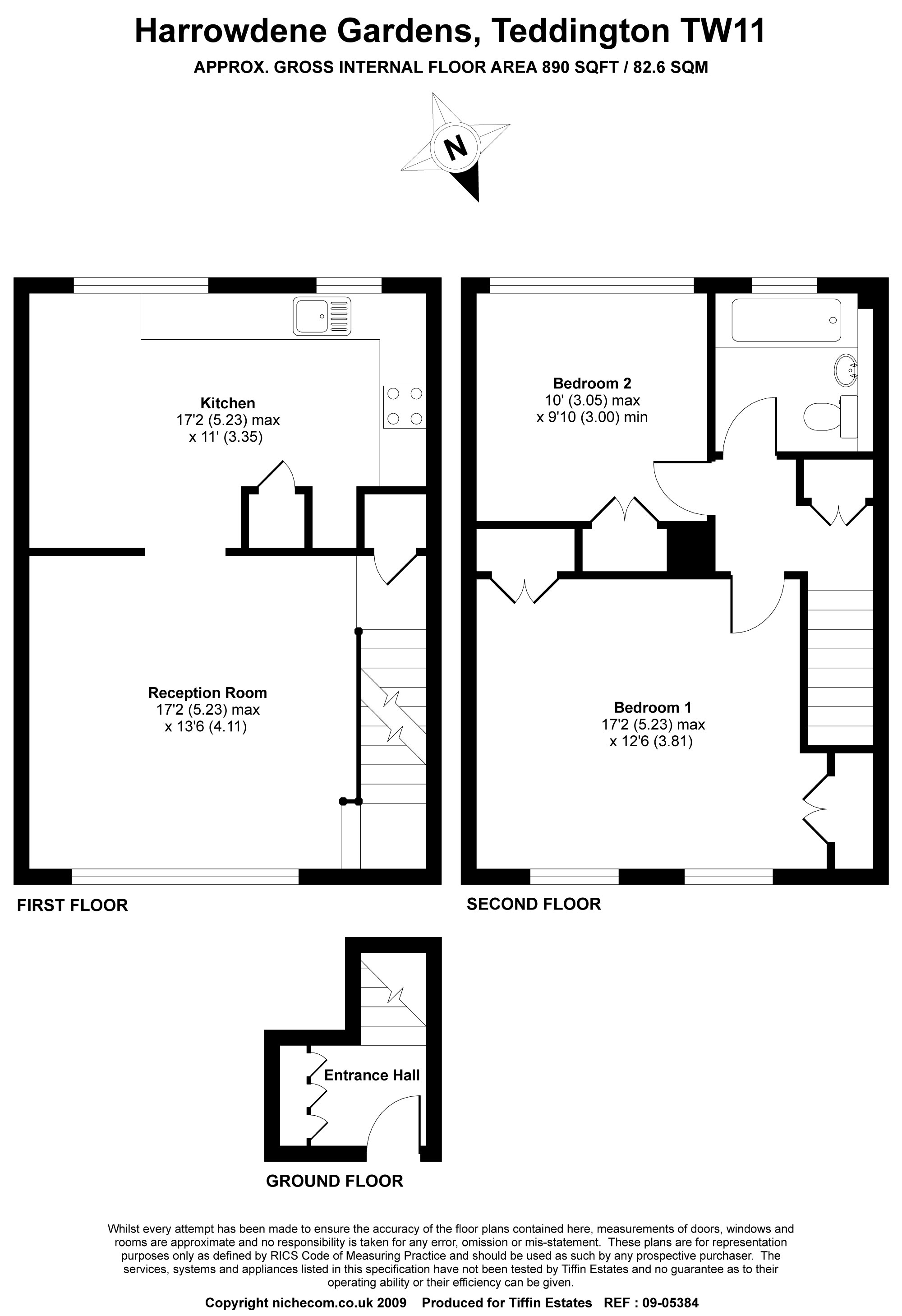 2 Bedrooms Maisonette to rent in Harrowdene Gardens, Teddington TW11