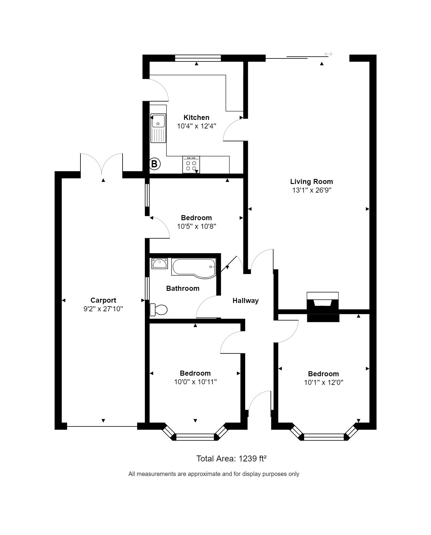 Woodwaye, Woodley, Reading RG5, 3 bedroom detached bungalow for sale