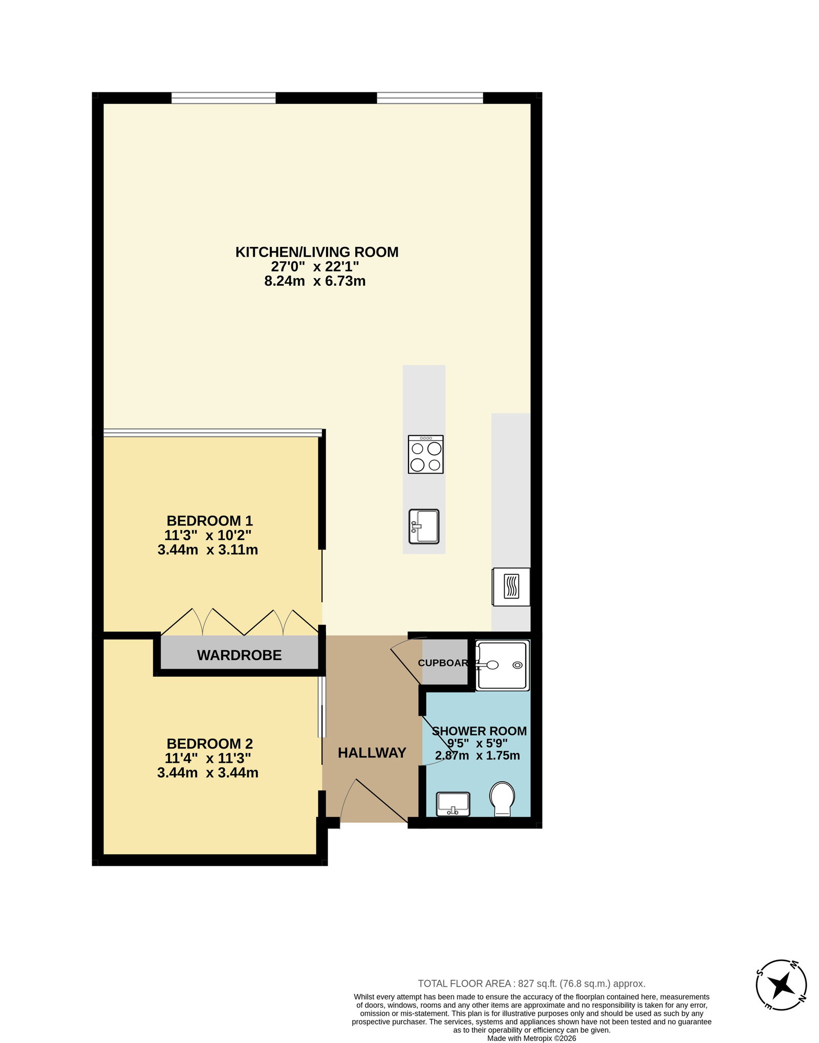 4,Flat 24, Mills Bakery, Plymouth floorplan