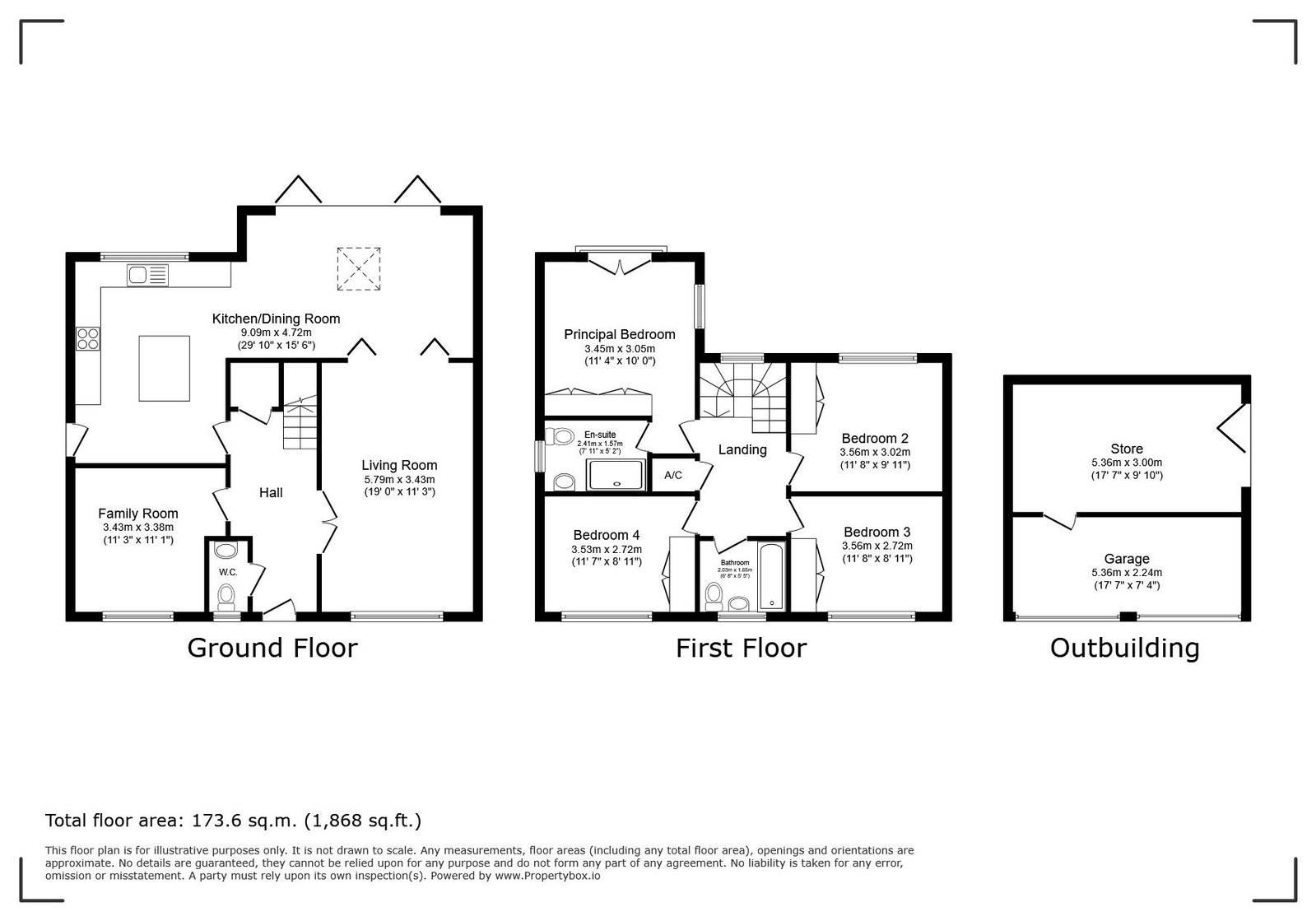 22, Elgar Way, Horsham floorplan