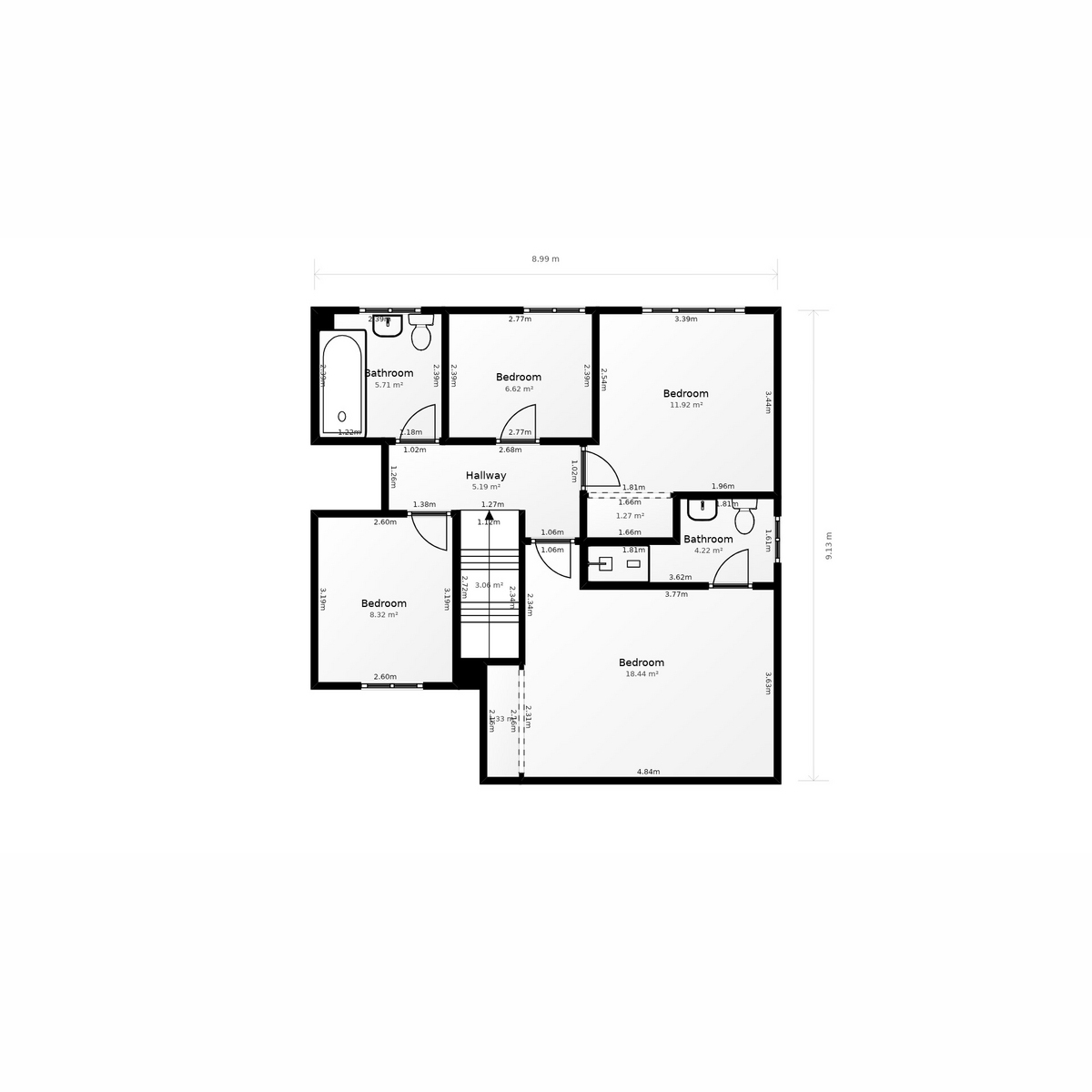23, Riverdale Drive, Stoke-on-trent floorplan