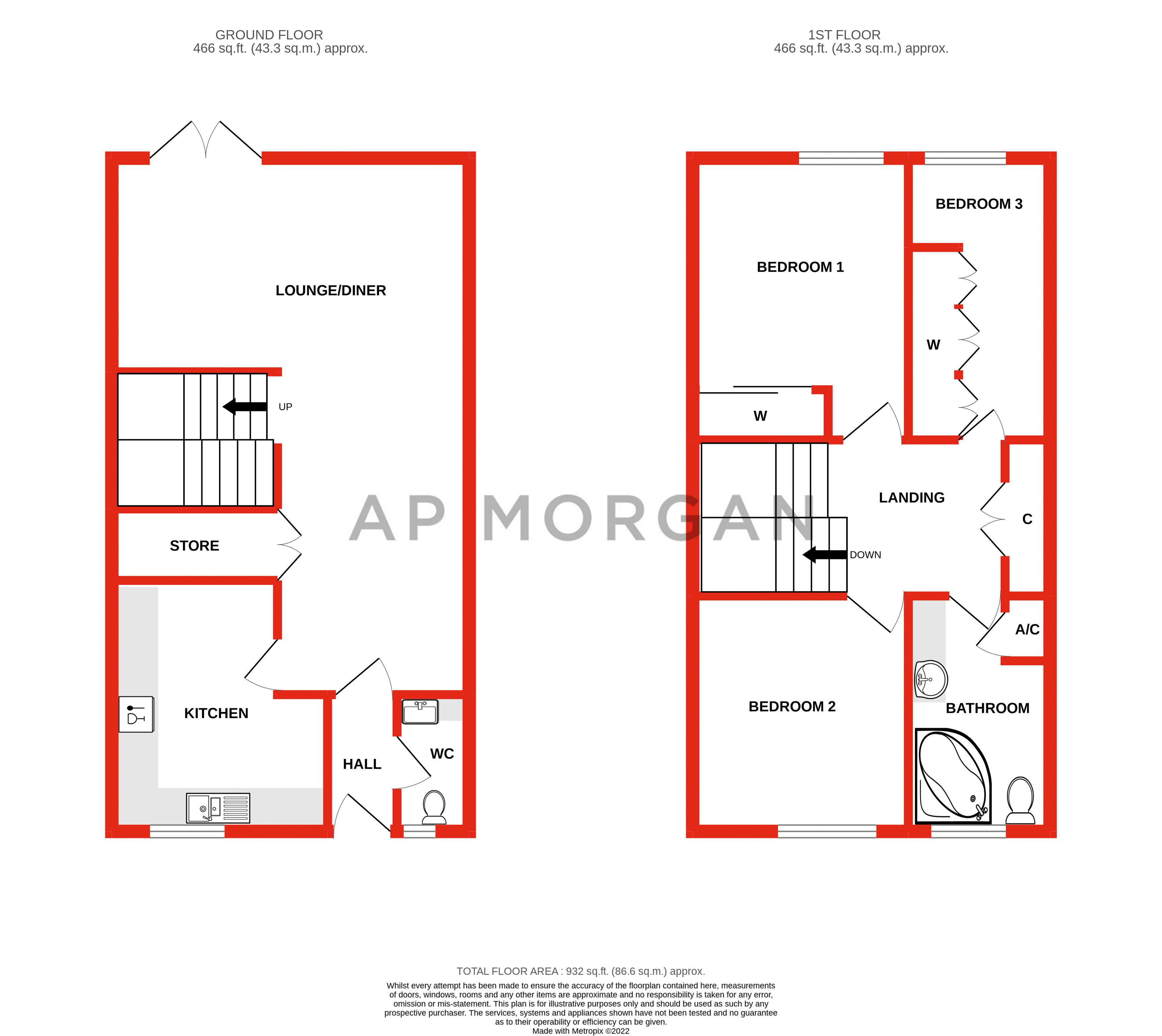 Flyford Close, Lodge Park, Redditch B98, 3 bedroom end terrace house