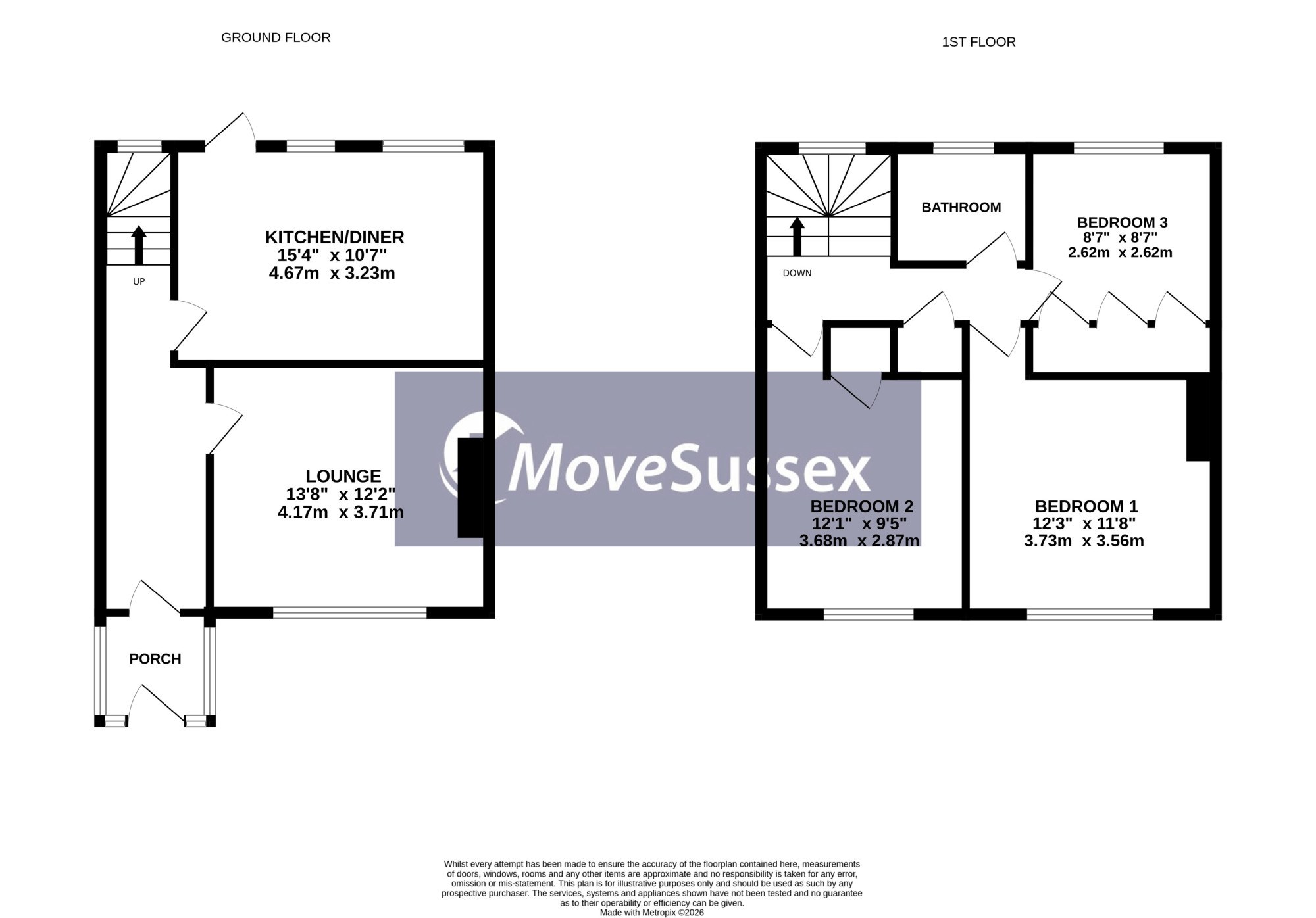 69, Pulborough Avenue, Eastbourne floorplan