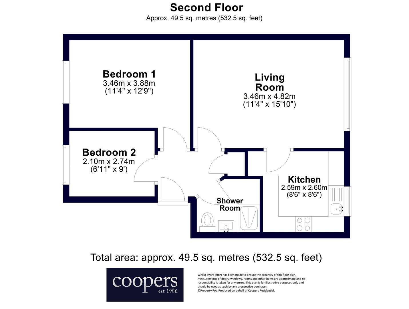 134, Aylsham Drive, Ickenham floorplan