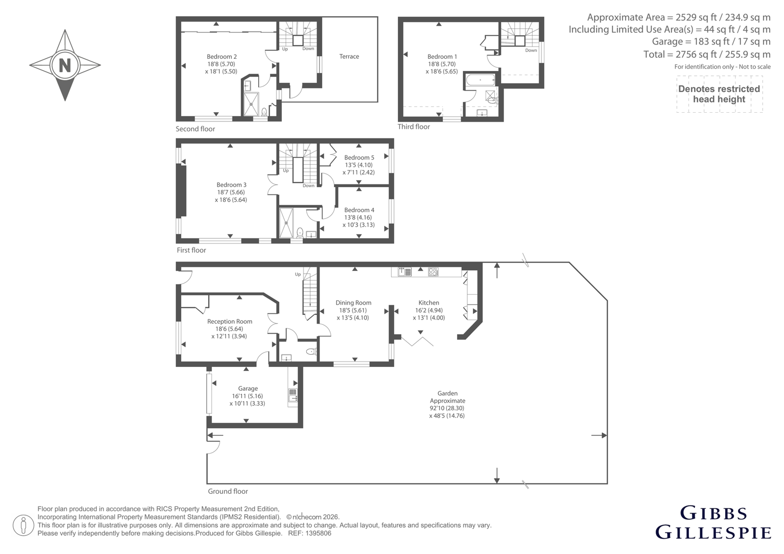 23 Viceroy Court, 1, Carew Road, Northwood floorplan