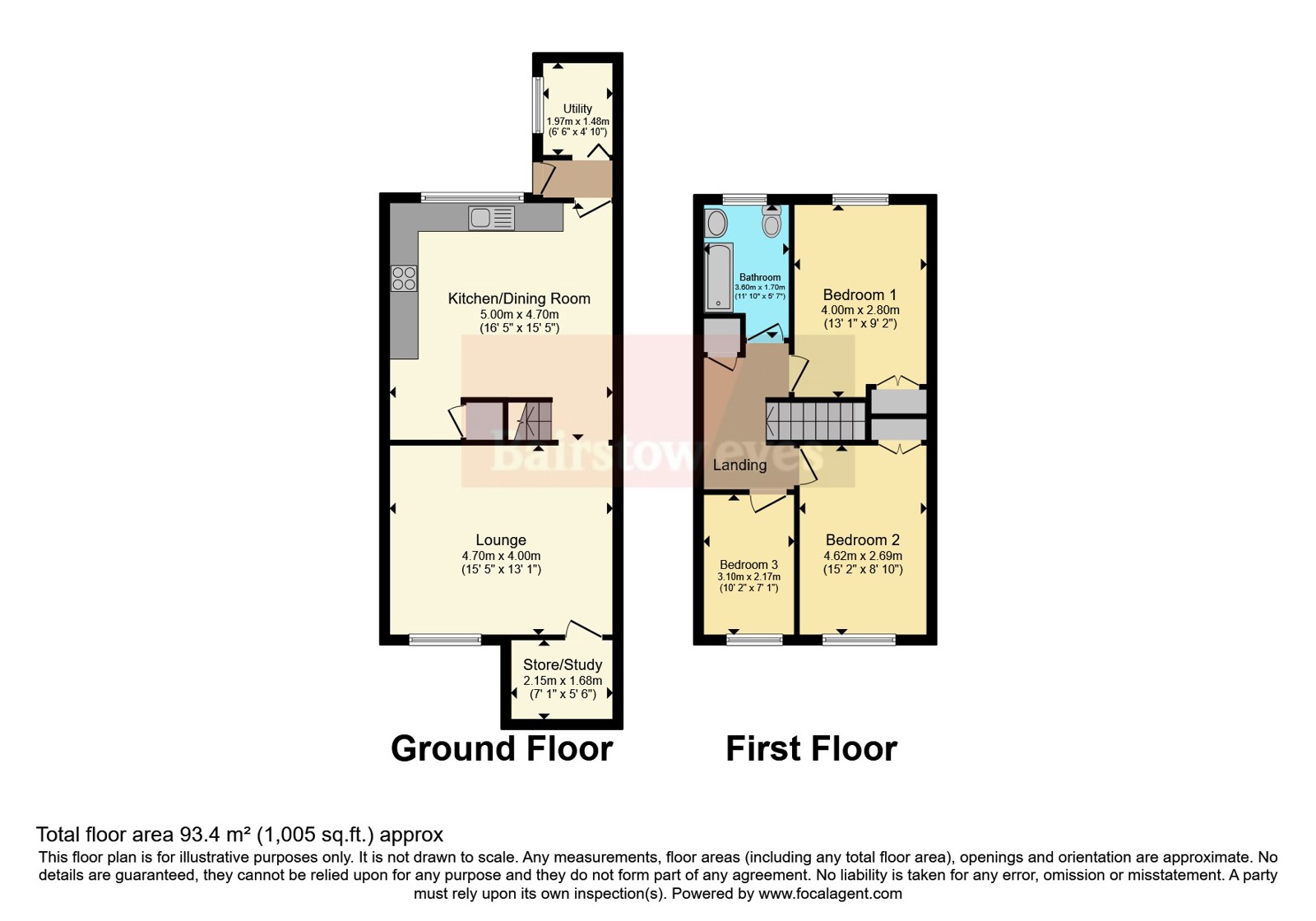 50, Crocus Field, Barnet floorplan