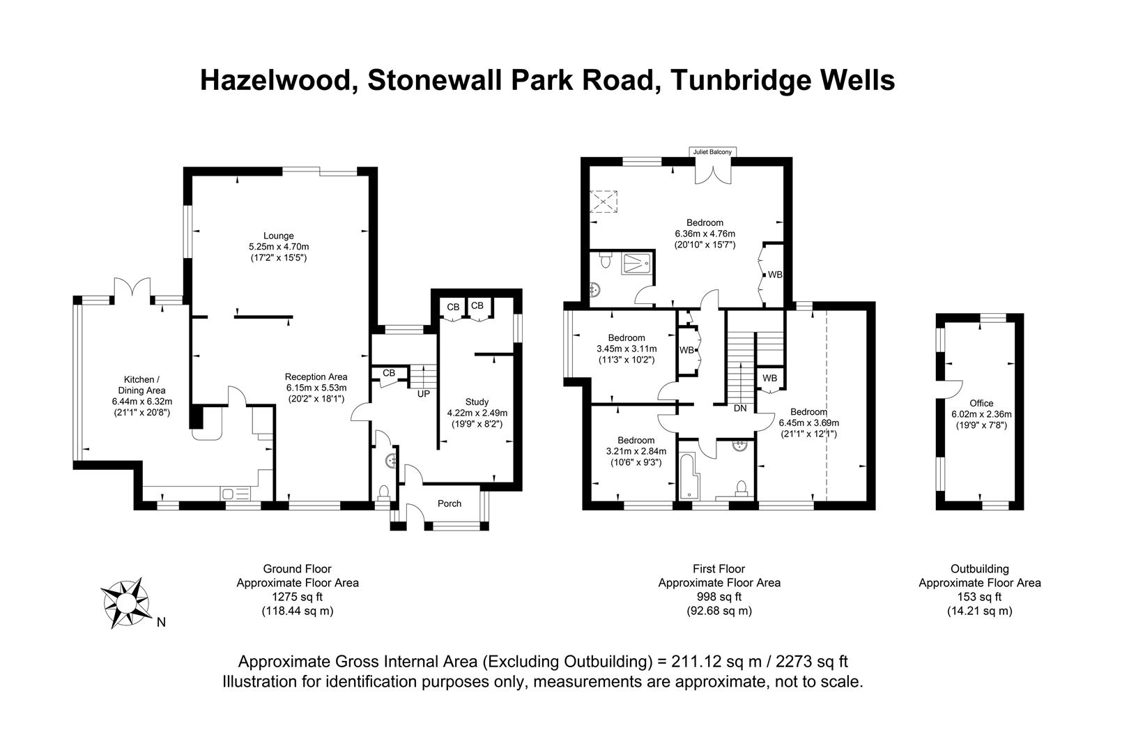 Hazelwood, Stonewall Park Road, Tunbridge Wells floorplan