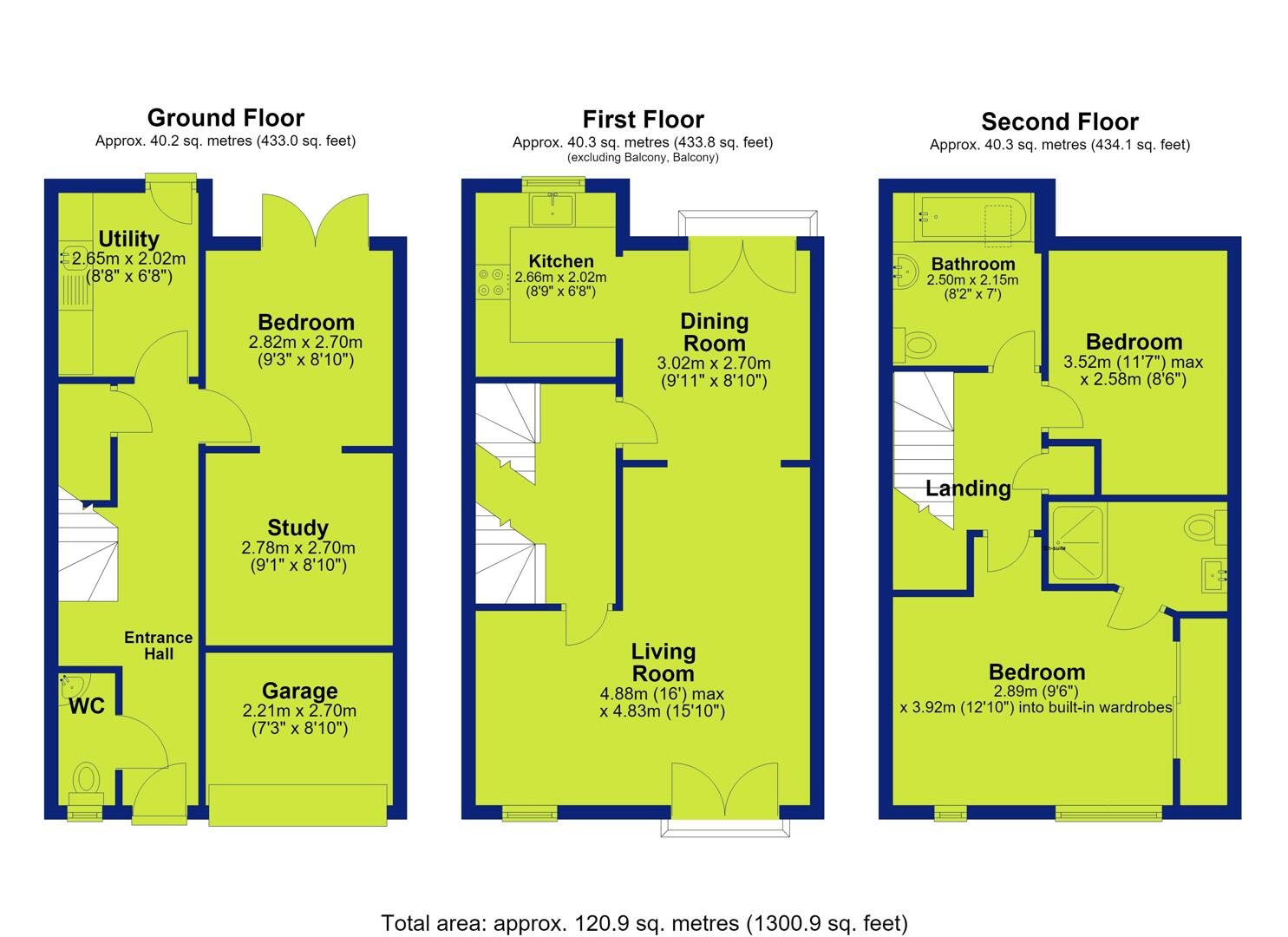 12, Regents Place, Nottingham floorplan