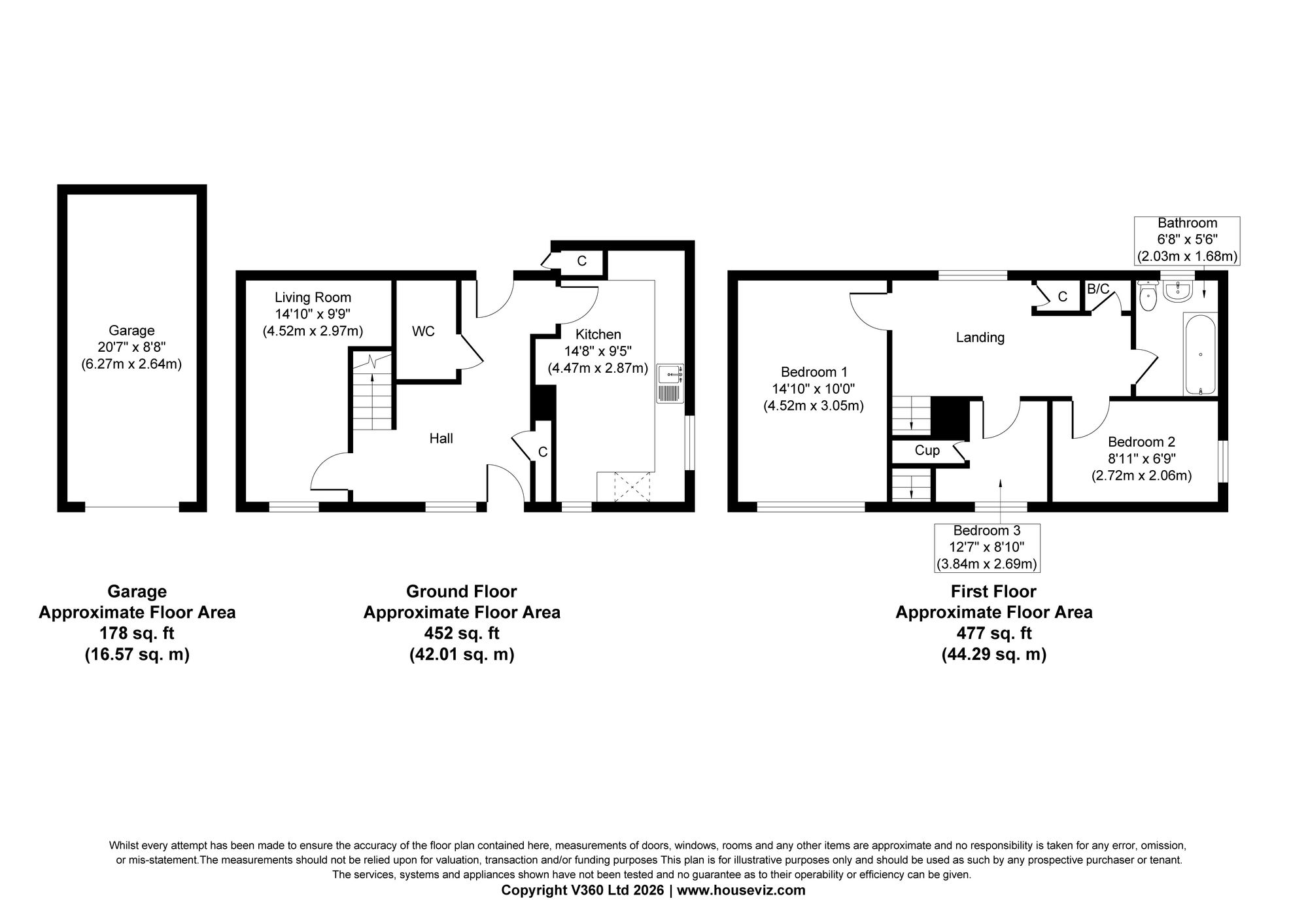 50 Woodcroft, Telford floorplan