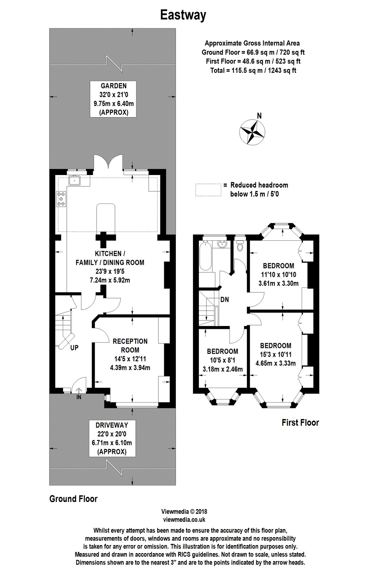 3 Bedrooms Terraced house for sale in Eastway, Morden SM4