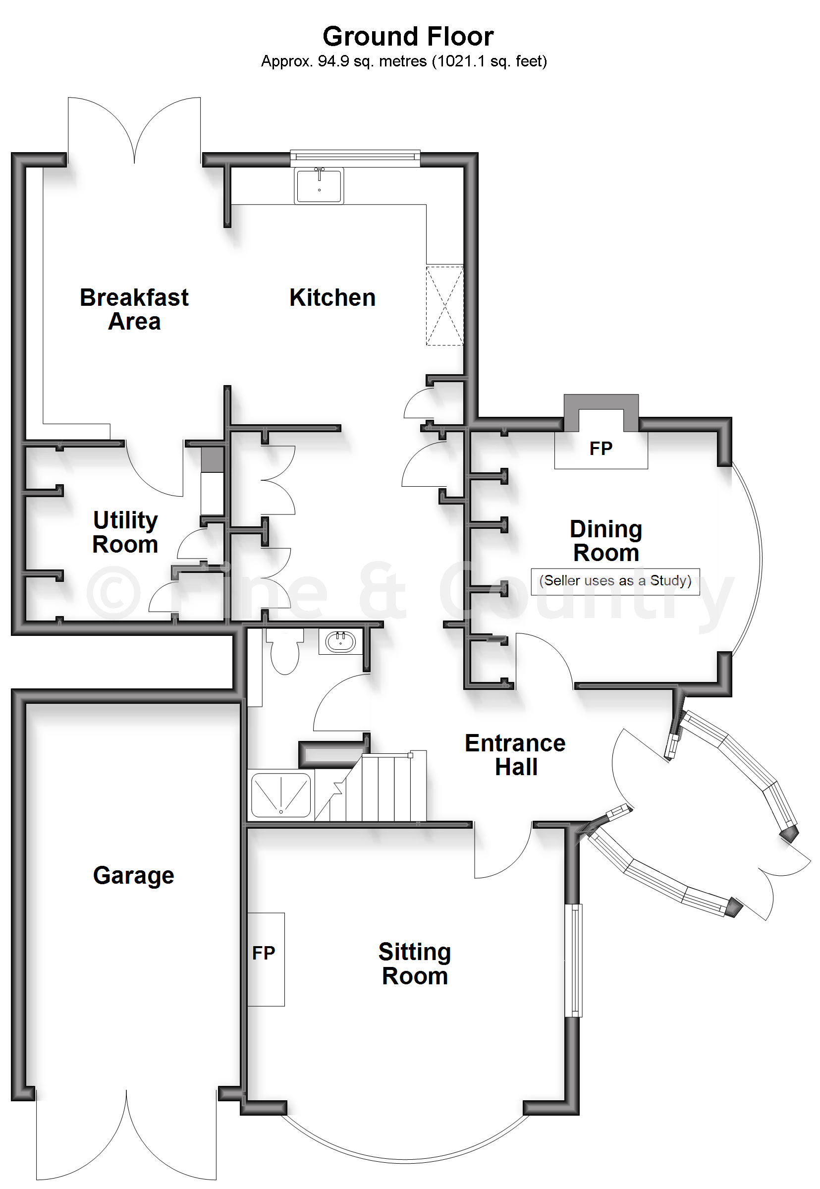 The Turrets, Rectory Gardens, Whitstable floorplan