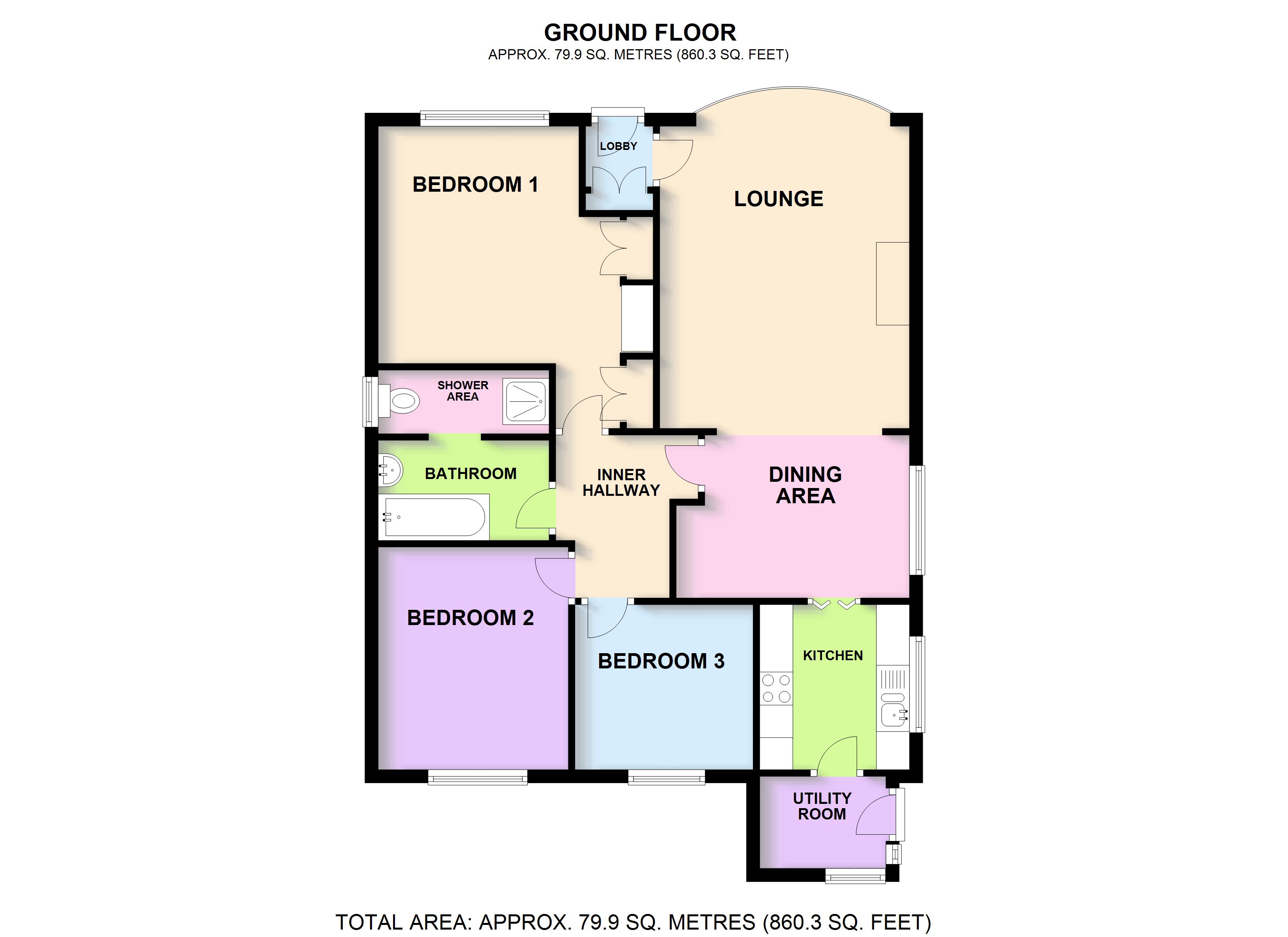 3 Bedrooms Detached bungalow for sale in Heightside Avenue, Rossendale, Lancashire BB4