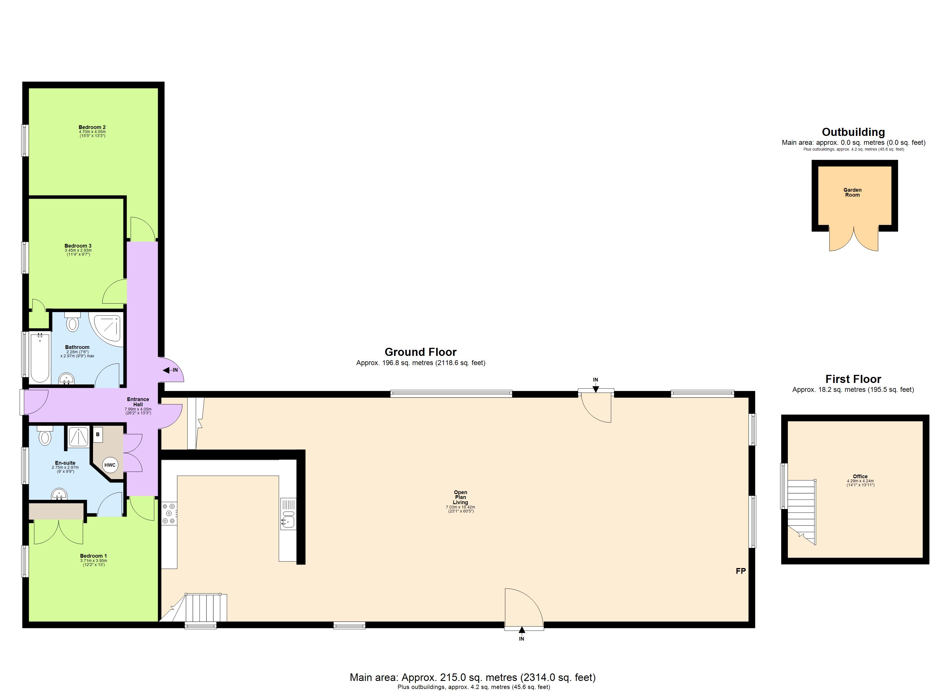 Barn Two, Poplar Farm, 21, High Street, Eaton Bray floorplan