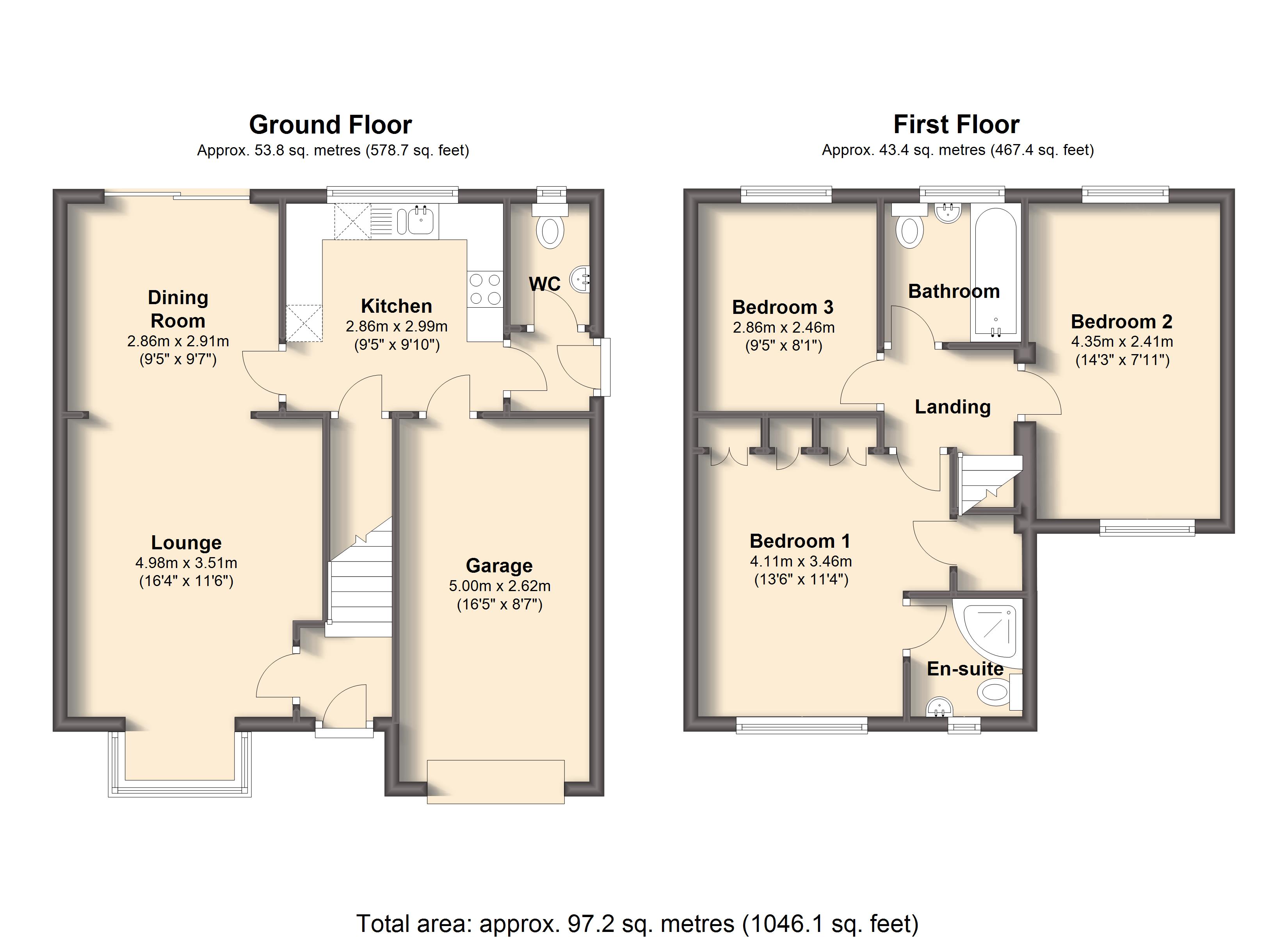 3 Bedrooms Detached house for sale in Pond Lane, New Tupton, Chesterfield S42