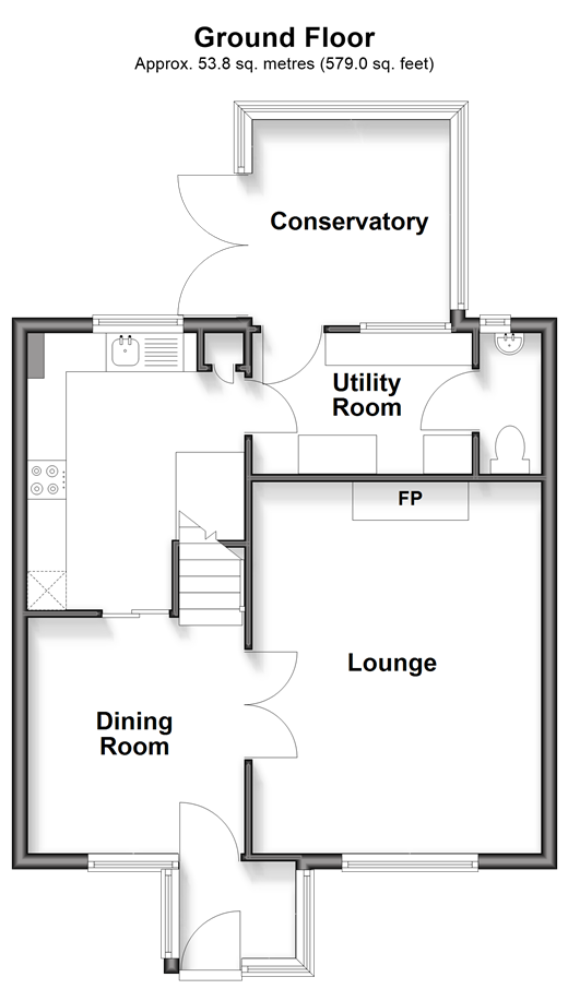 Tainter Road Hadlow, Tonbridge floorplan