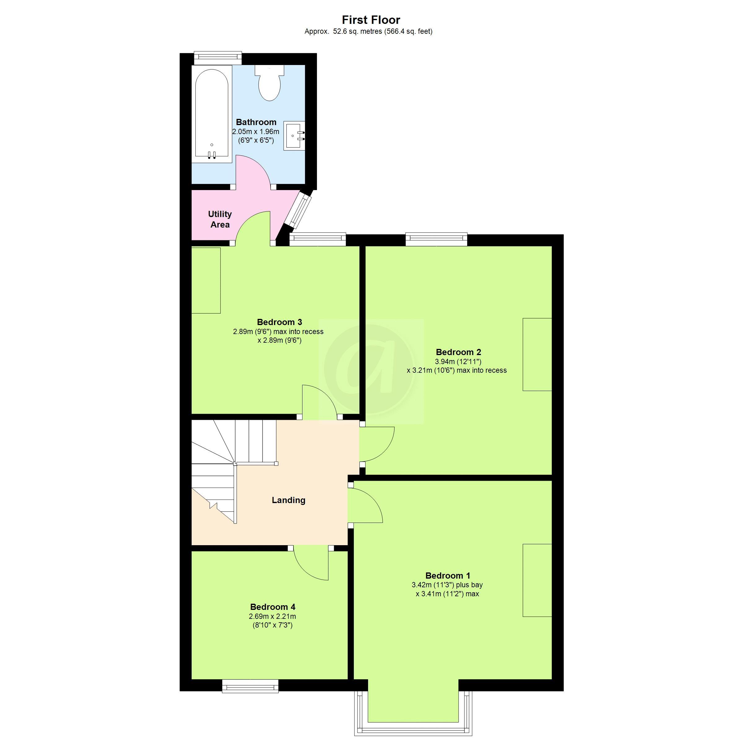 71, York Street, Bedford floorplan