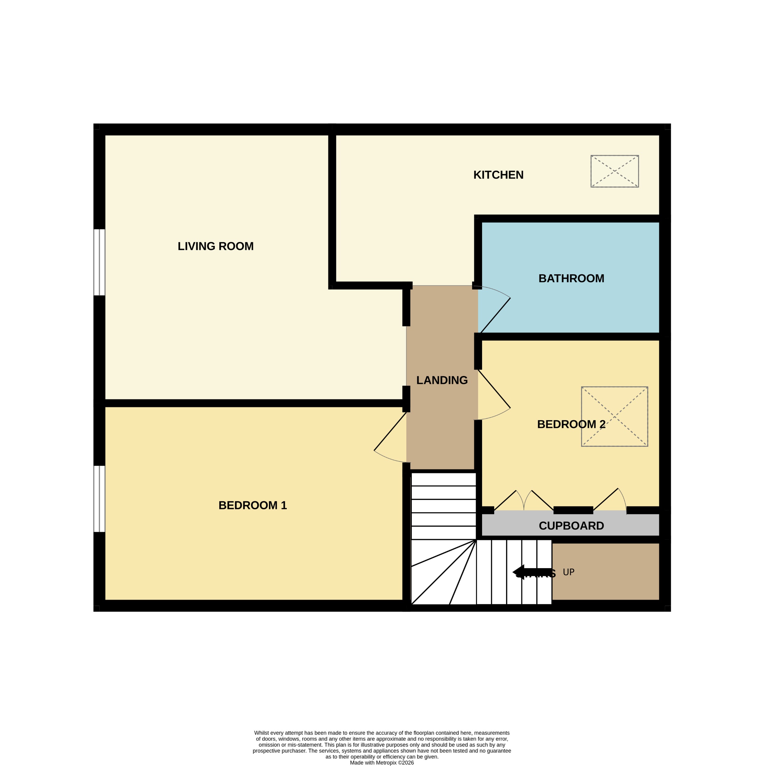 Attic flat, 289, Great Western Road, Aberdeen floorplan