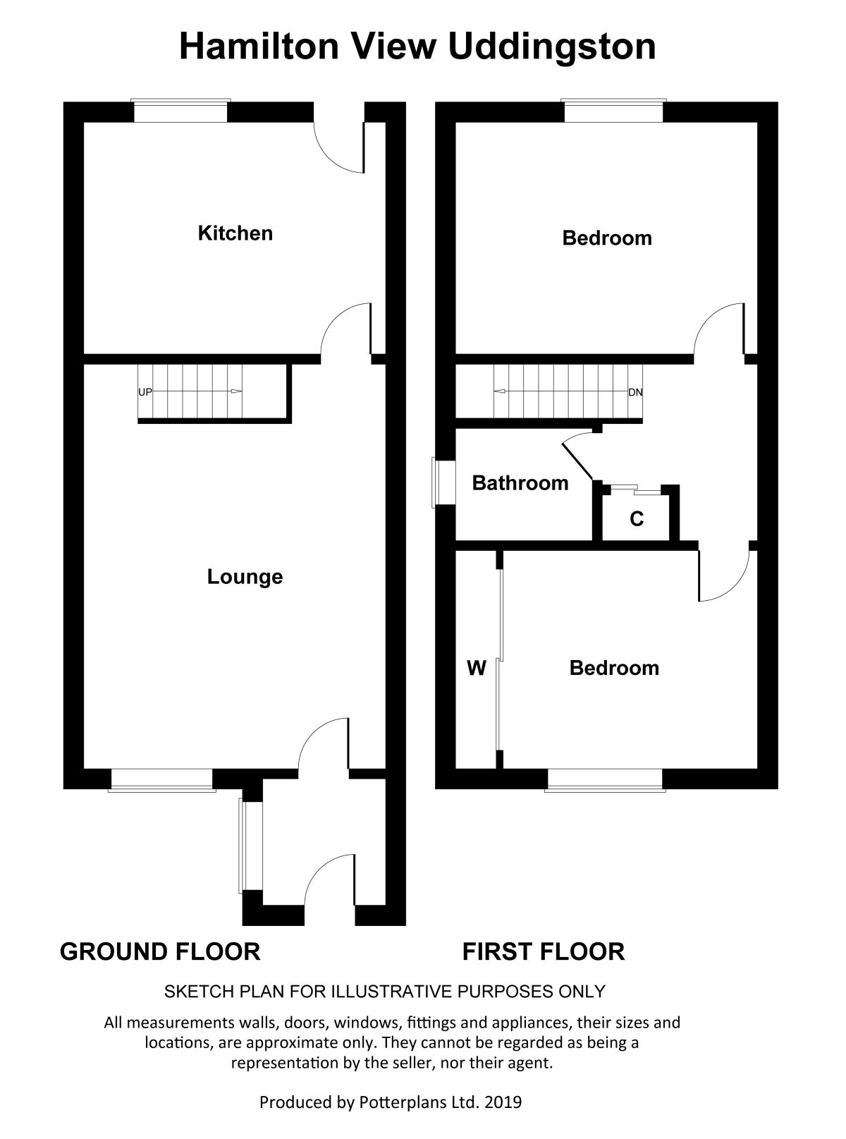 2 Bedrooms Semi-detached house for sale in Hamilton View, Uddingston, Glasgow G71