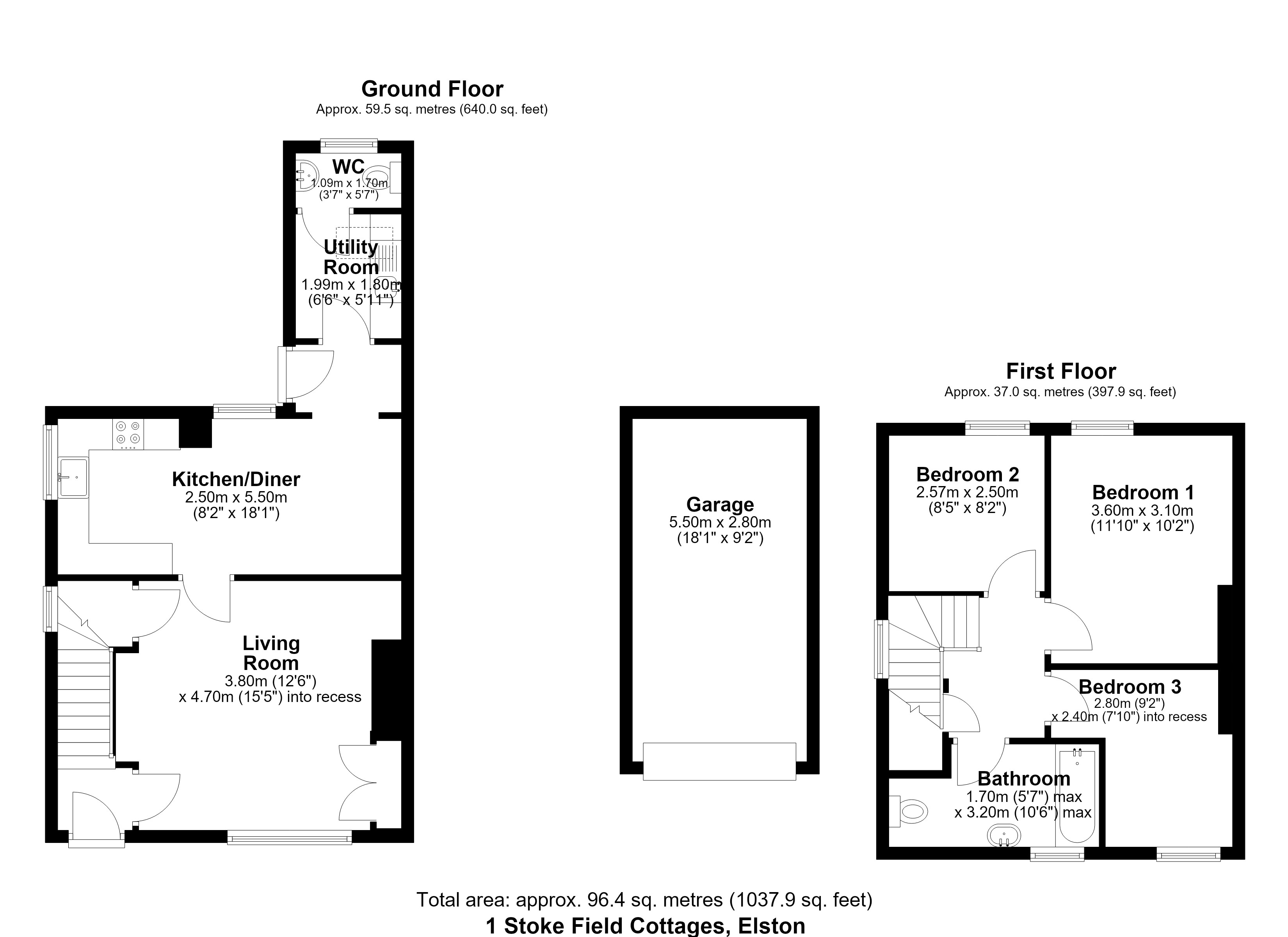 1 Stoke Field Cottages, Low Street, Newark floorplan
