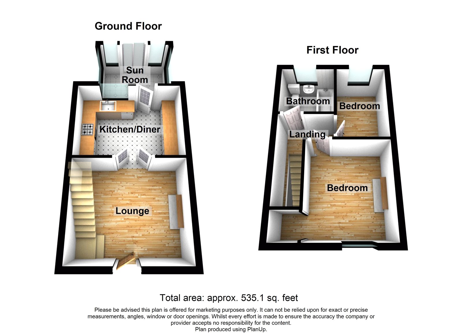 2 Bedrooms End terrace house for sale in Miskin Cottages, Pond Hill, Cliffe, Kent ME3