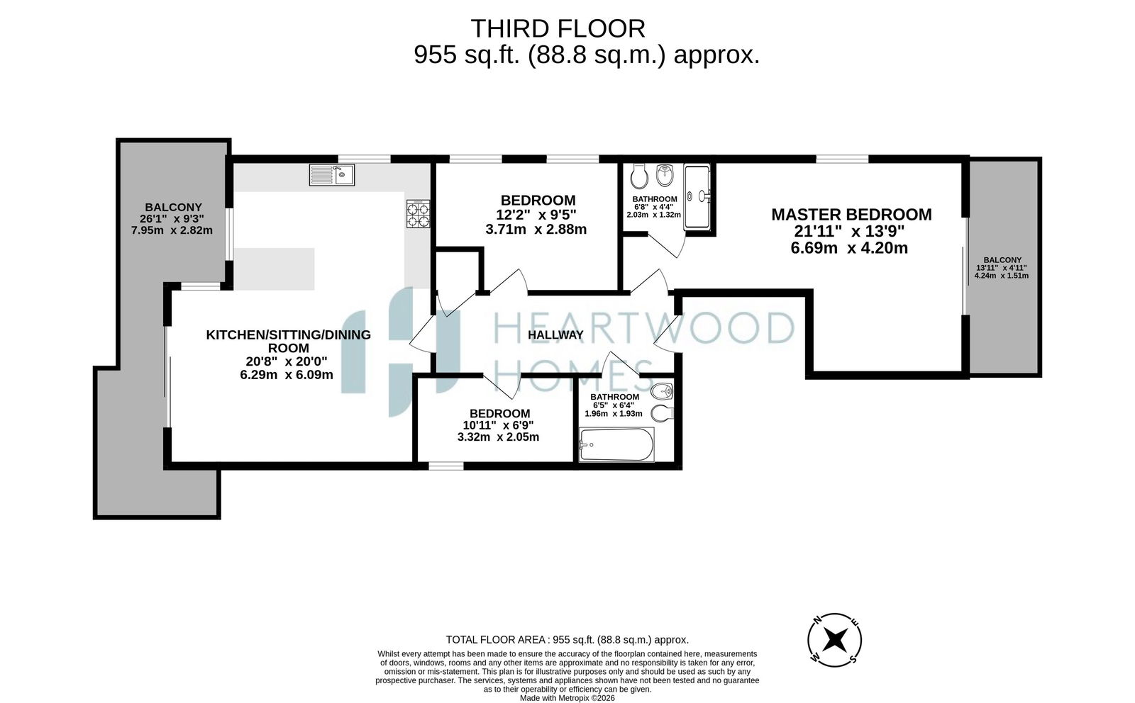 Nero House,9, Charrington Place, St. Albans floorplan