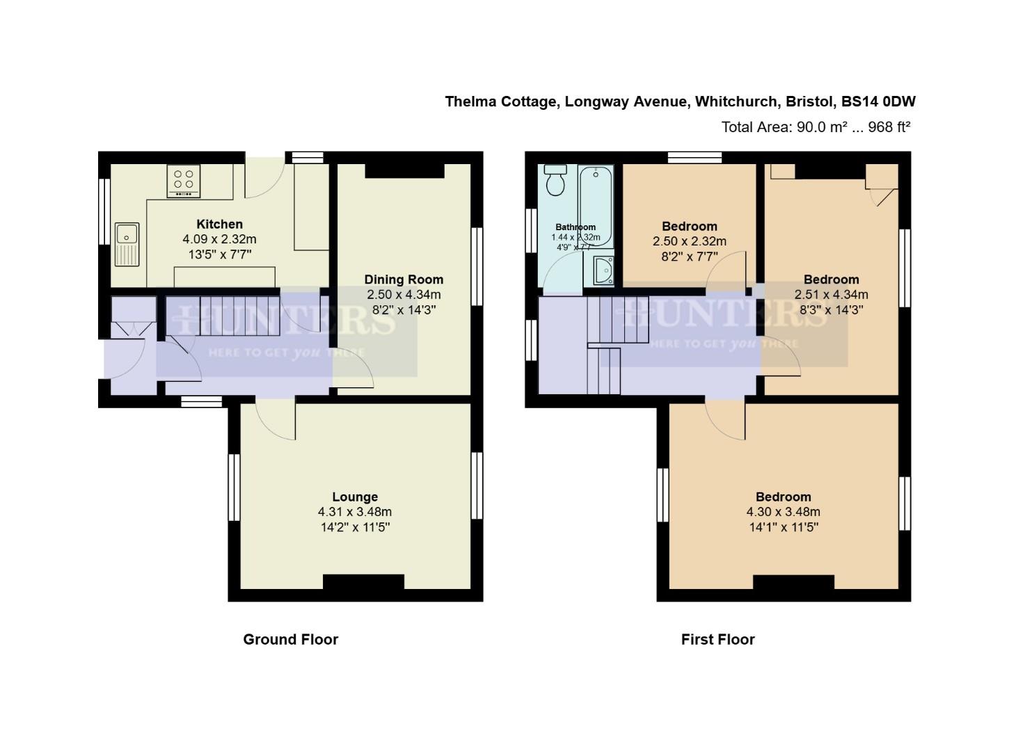 Thelma Cottage, Longway Avenue, Bristol floorplan