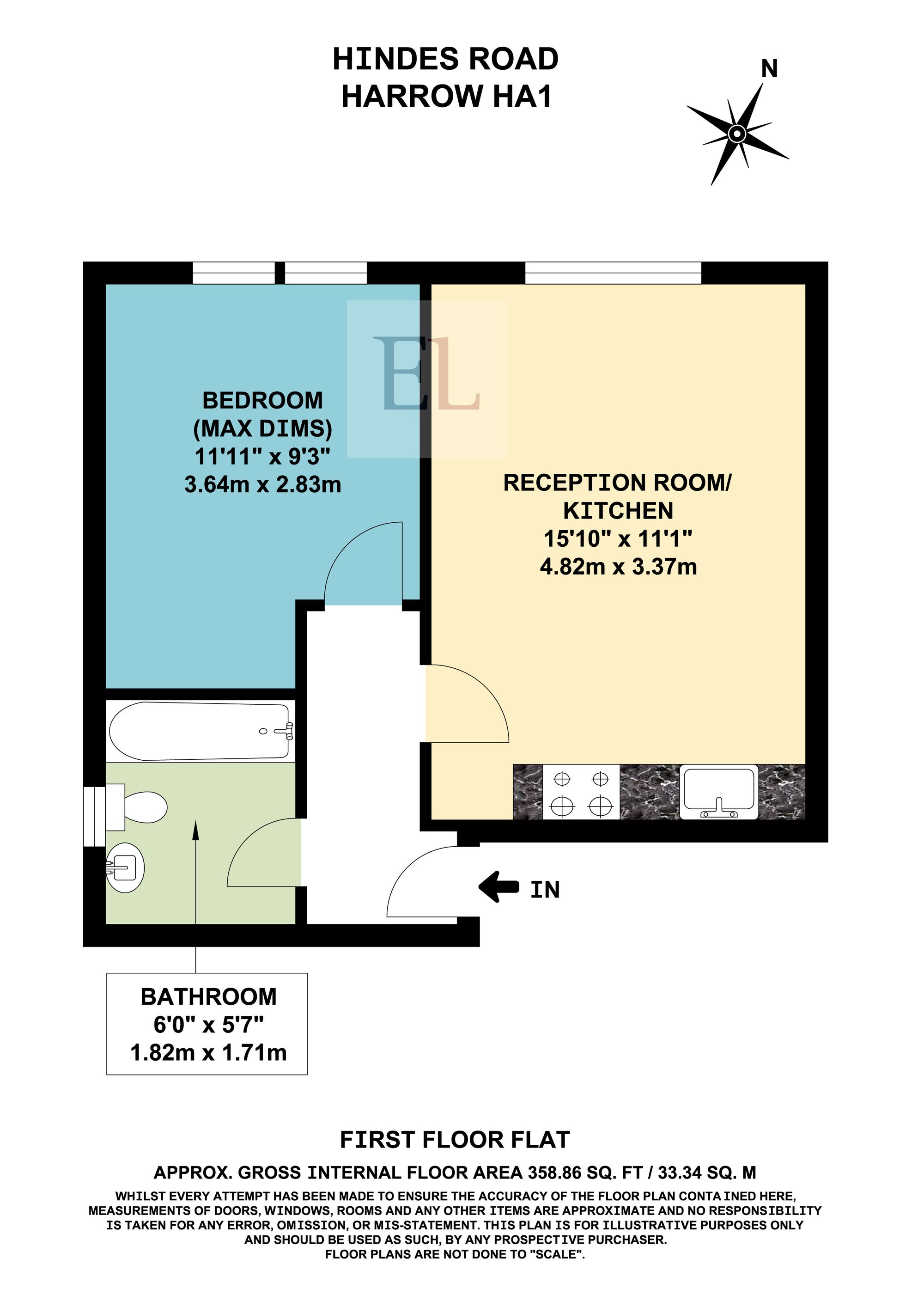 79c Hindes Road, Harrow floorplan