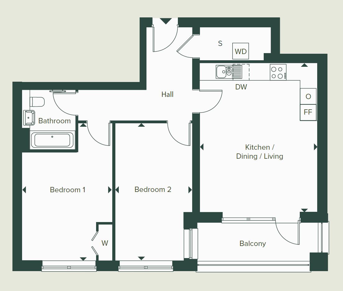plot_477, Bronze Walk, Erith floorplan