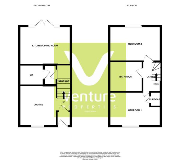 12, Nickleby Lane, Darlington floorplan