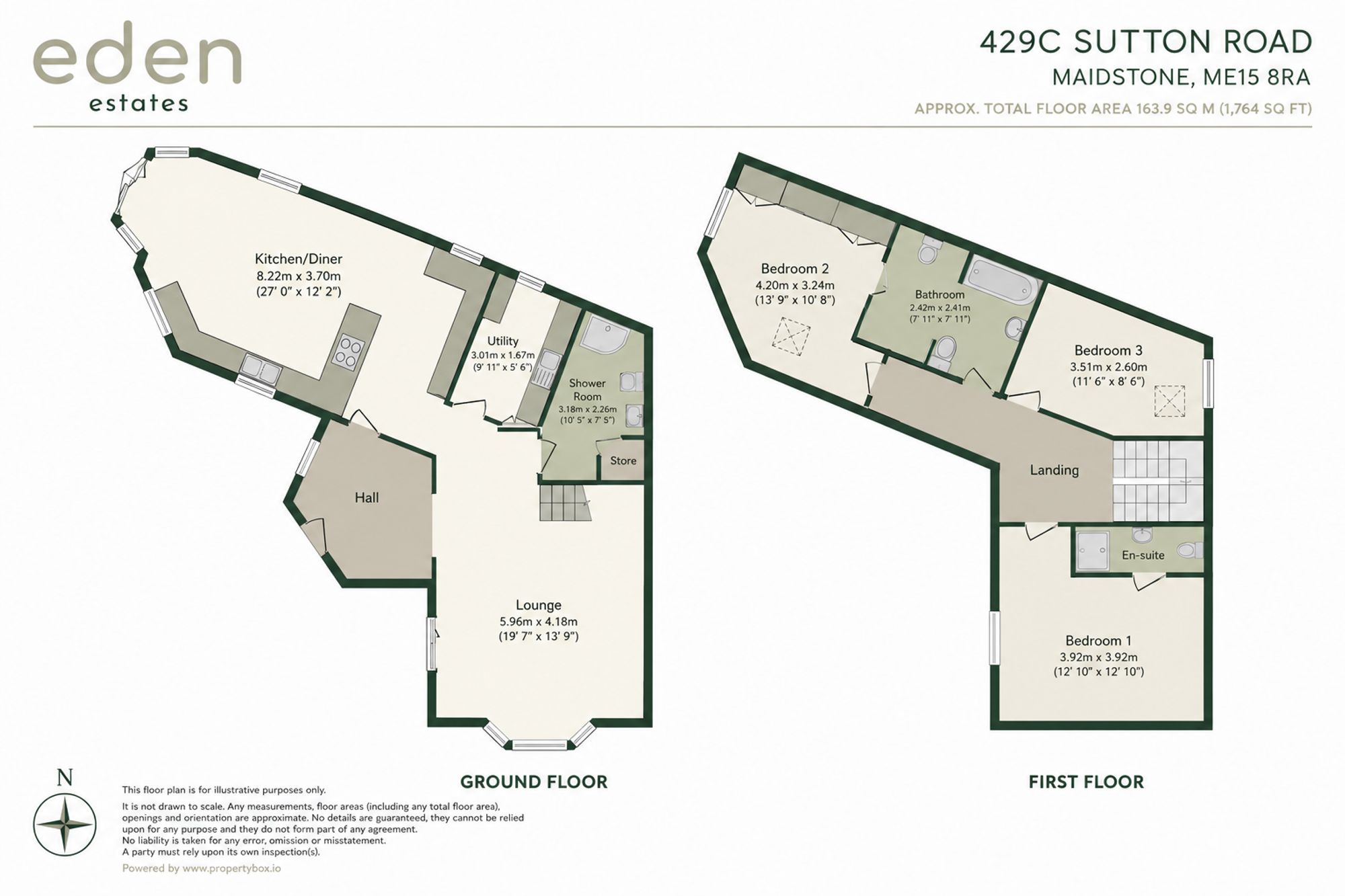 429c Sutton Road, Maidstone floorplan