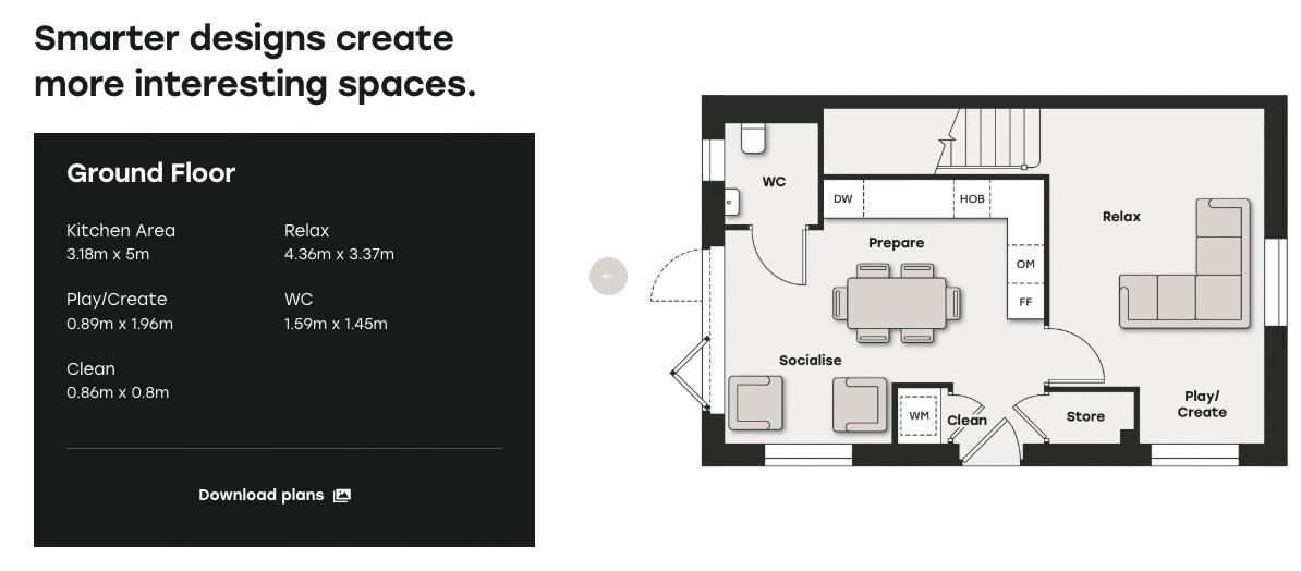 Plot 85 The Clover, Warren Lane, Lincoln floorplan