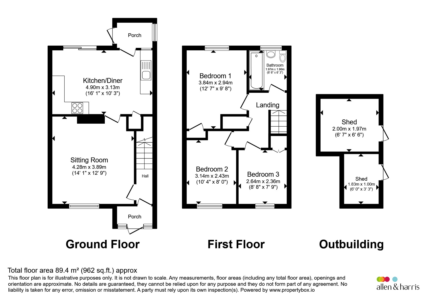 16, Sorrel Road, Oxford floorplan
