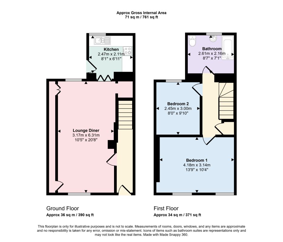 Oddfellows Street, Bridgend floorplan