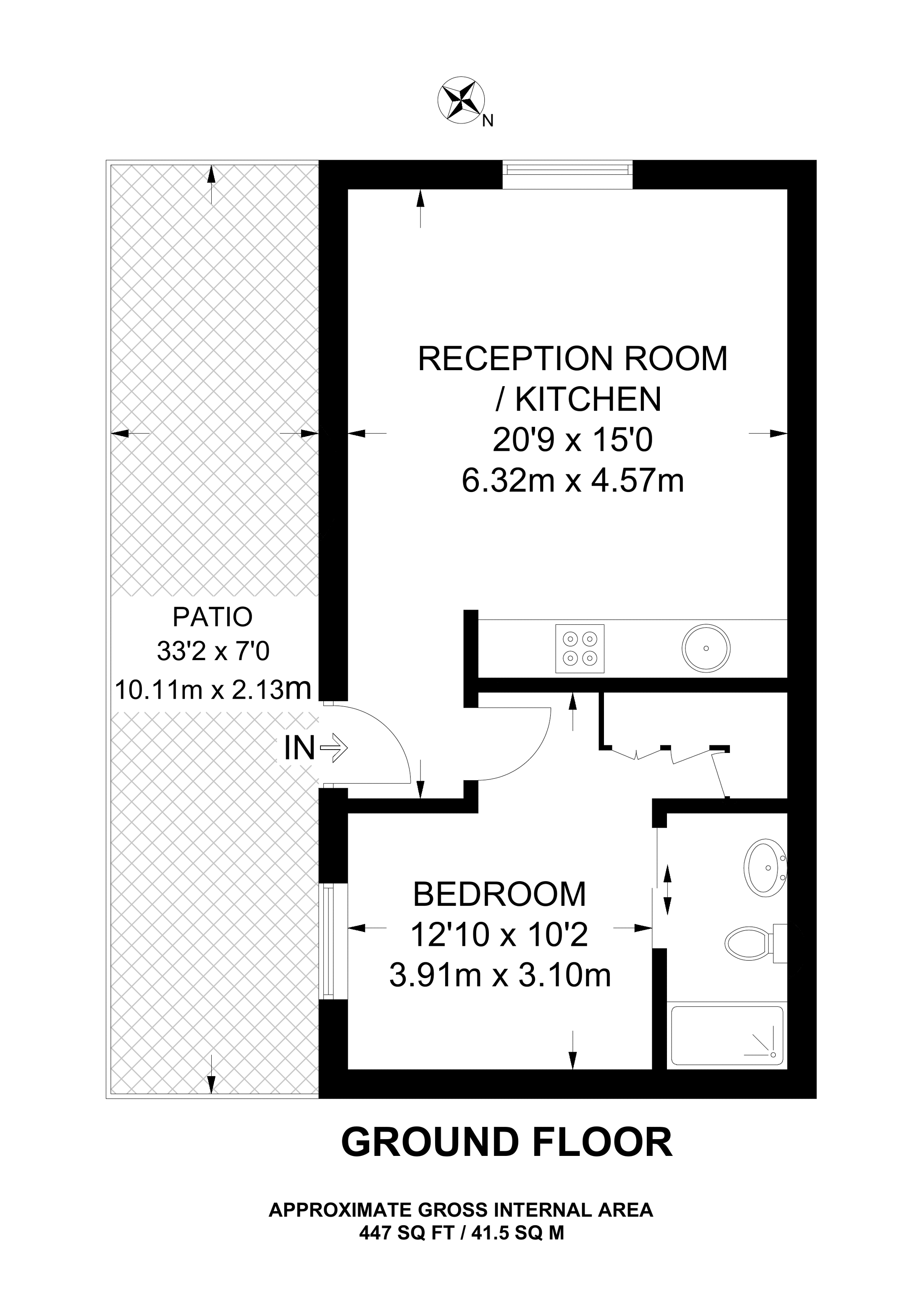 1 Bedrooms Flat to rent in Upper Richmond Road, Putney SW15