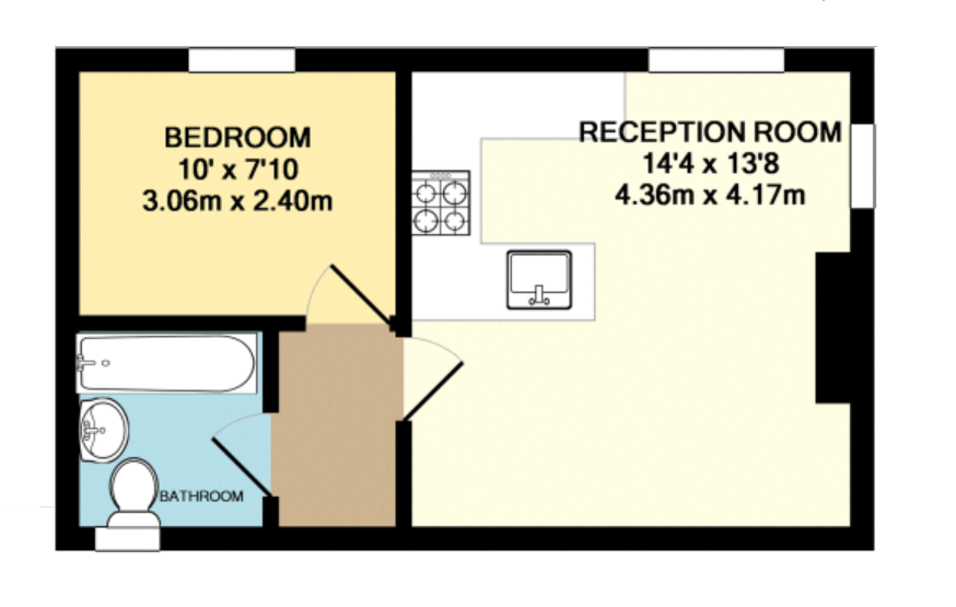 1 Bedrooms Flat to rent in 225 Kings Avenue, Balham SW12